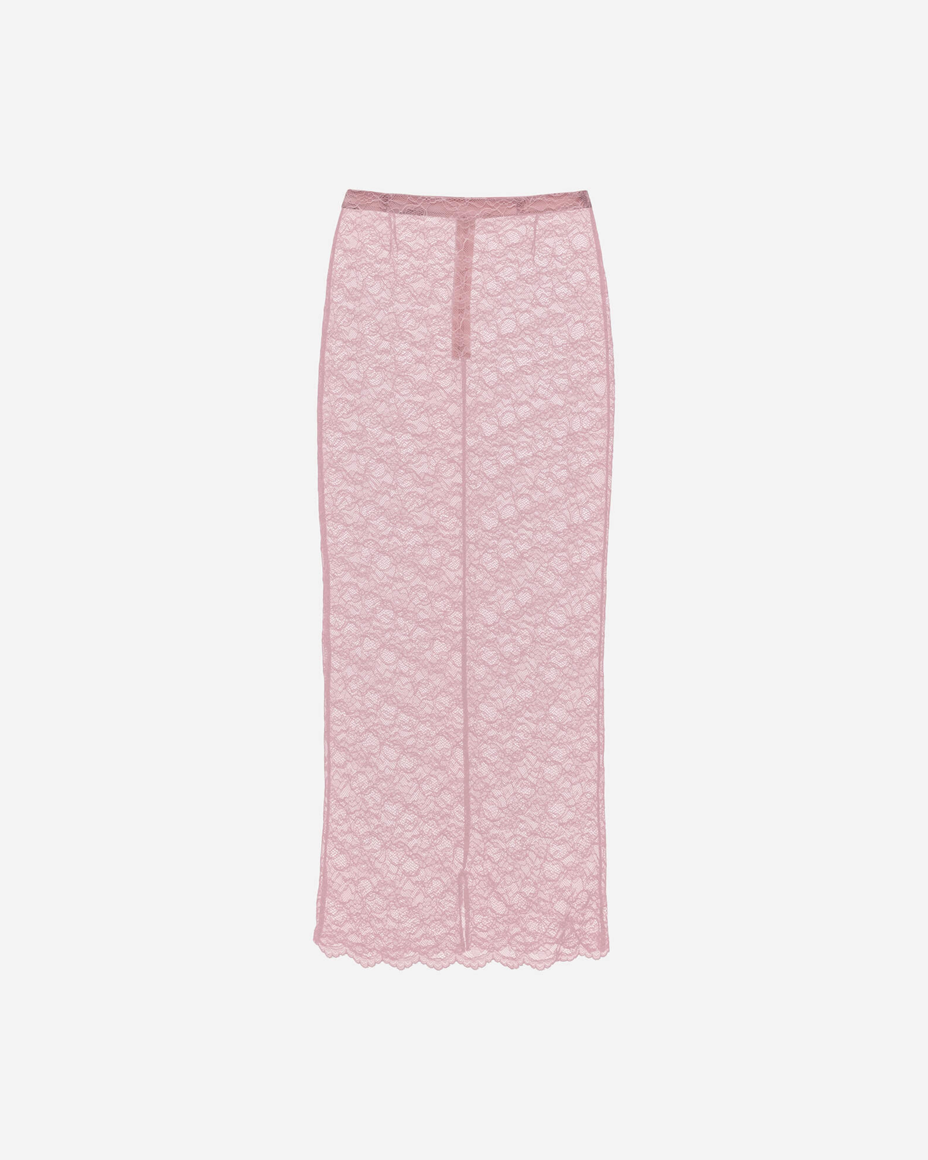 Picture of LACE PINK MIDI SKIRT