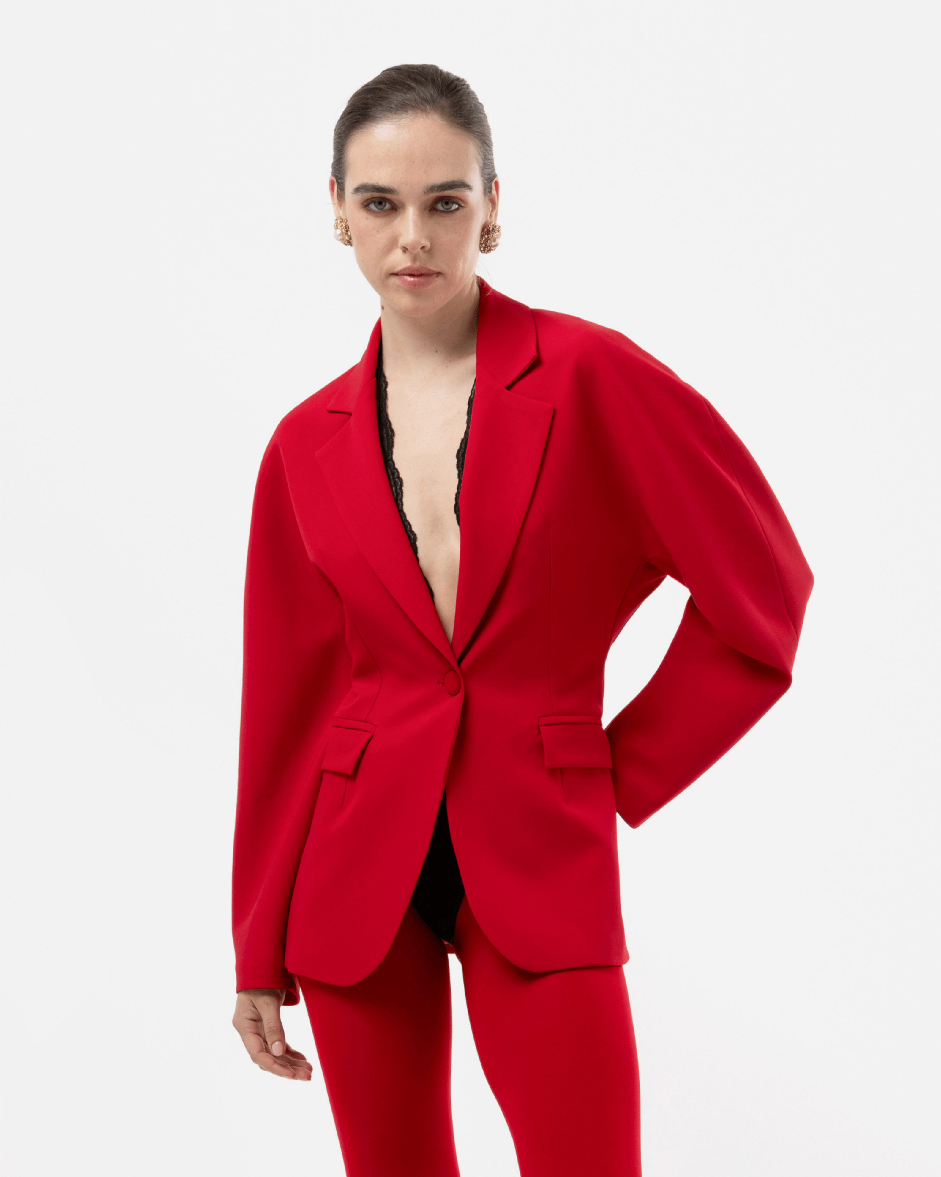 Picture of RED SLIM-FIT BLAZER