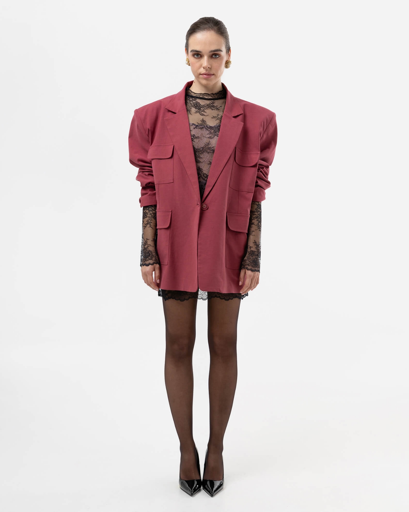 Picture of DEEP WINE BLAZER
