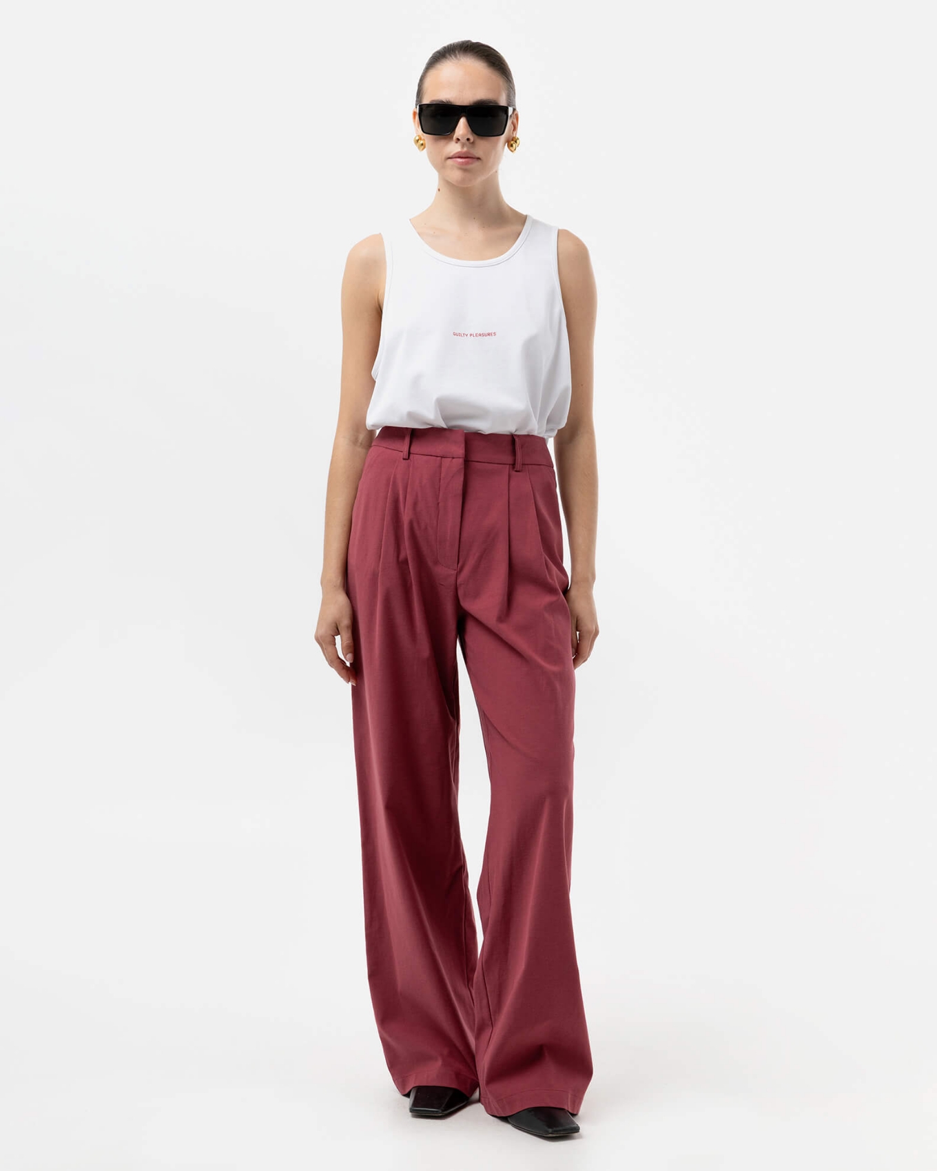 Picture of DEEP WINE SUIT PANTS