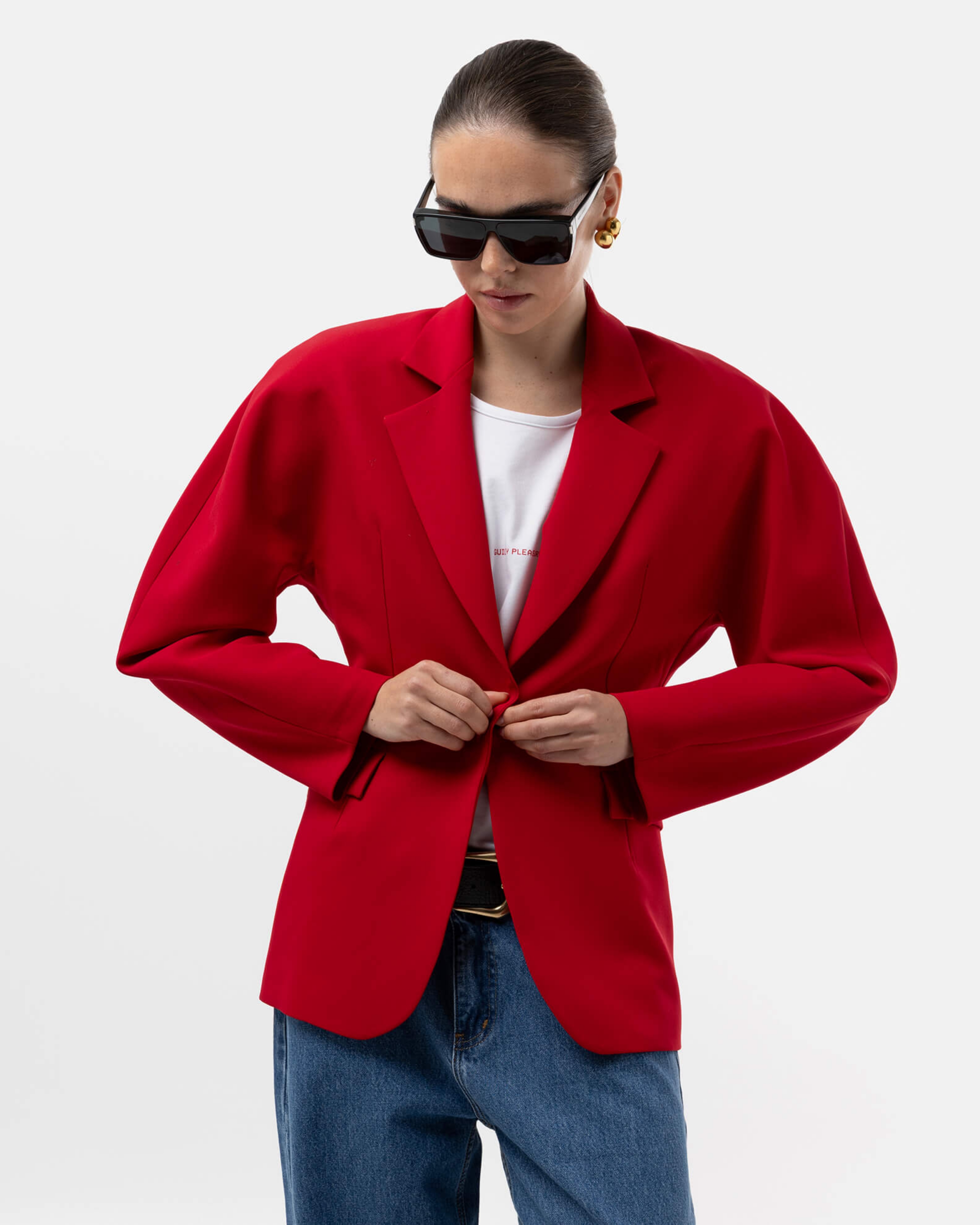 Picture of RED SLIM-FIT BLAZER