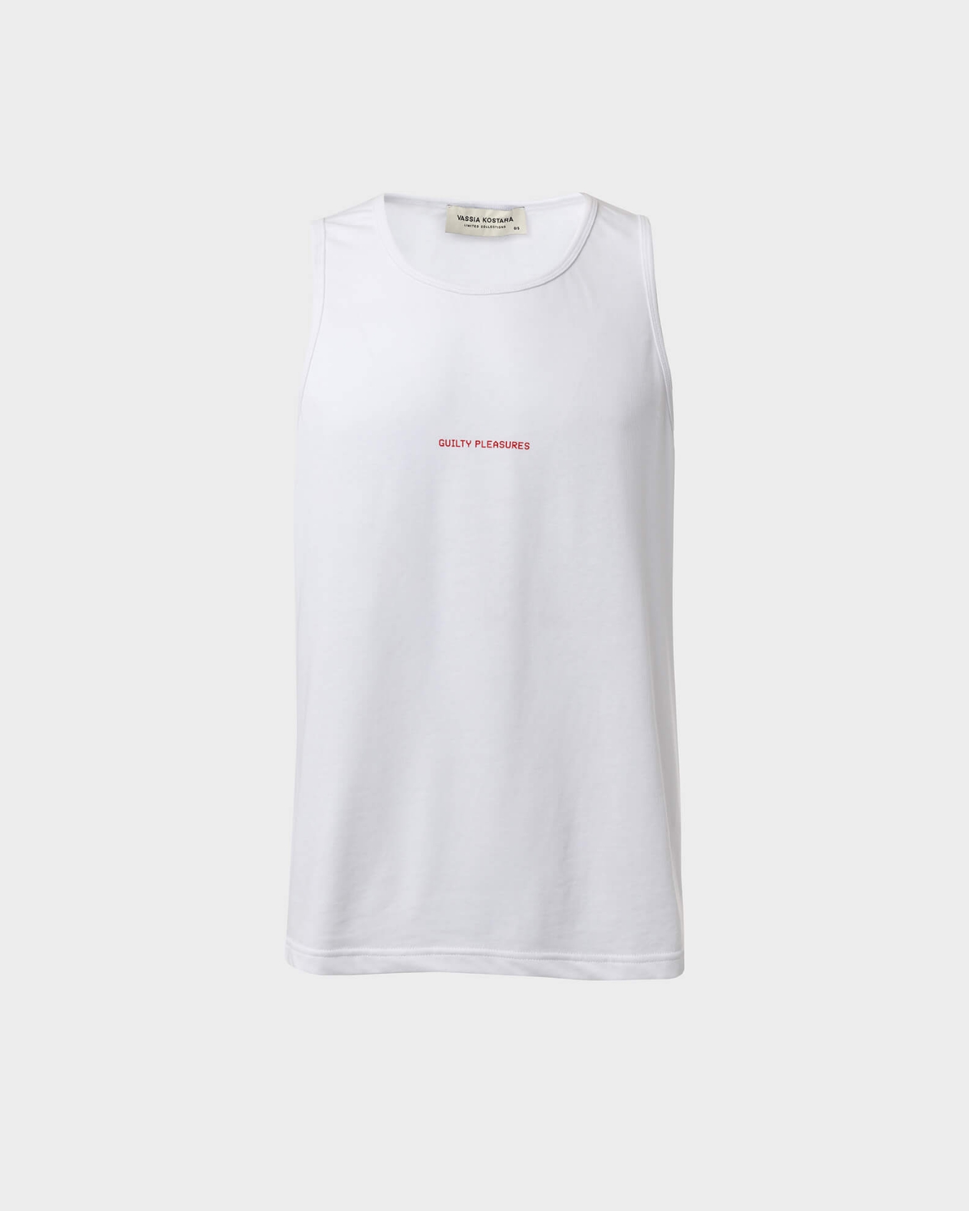 Picture of MEN'S WHITE LOOSE-FIT TANK TOP