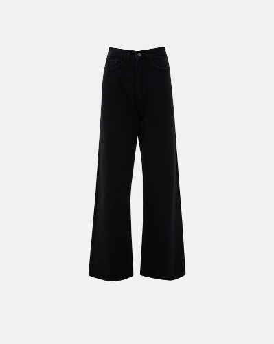 Picture of BLACK STRAIGHT-LINE JEANS