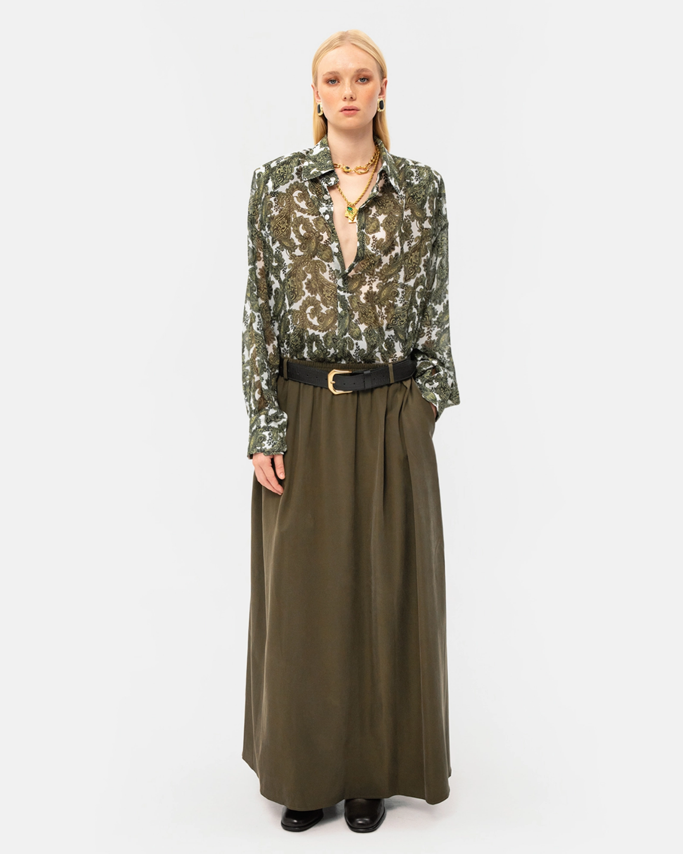Picture of OLIVE PRAIRIE SKIRT