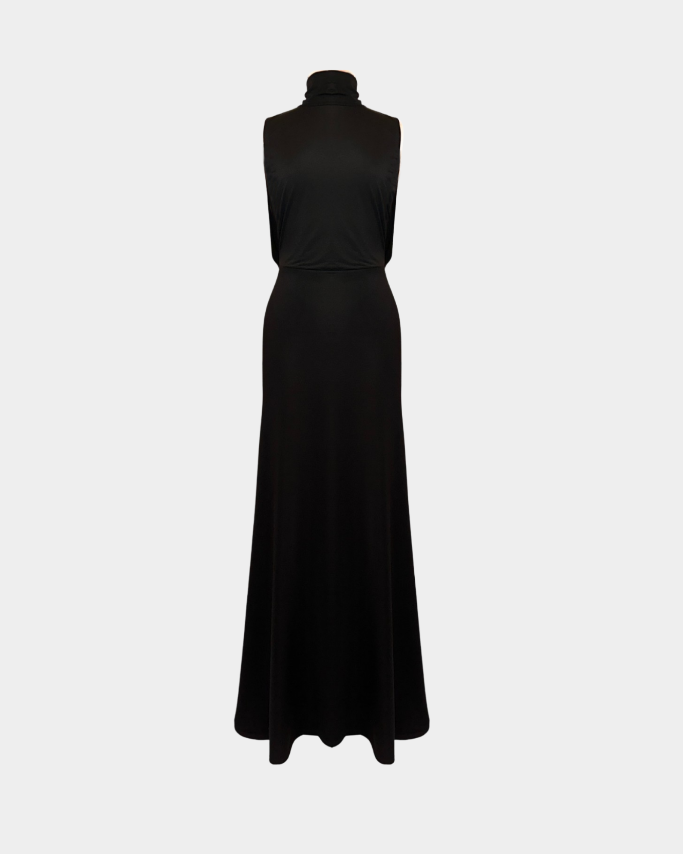 Picture of HIGH-NECK BLACK GOWN