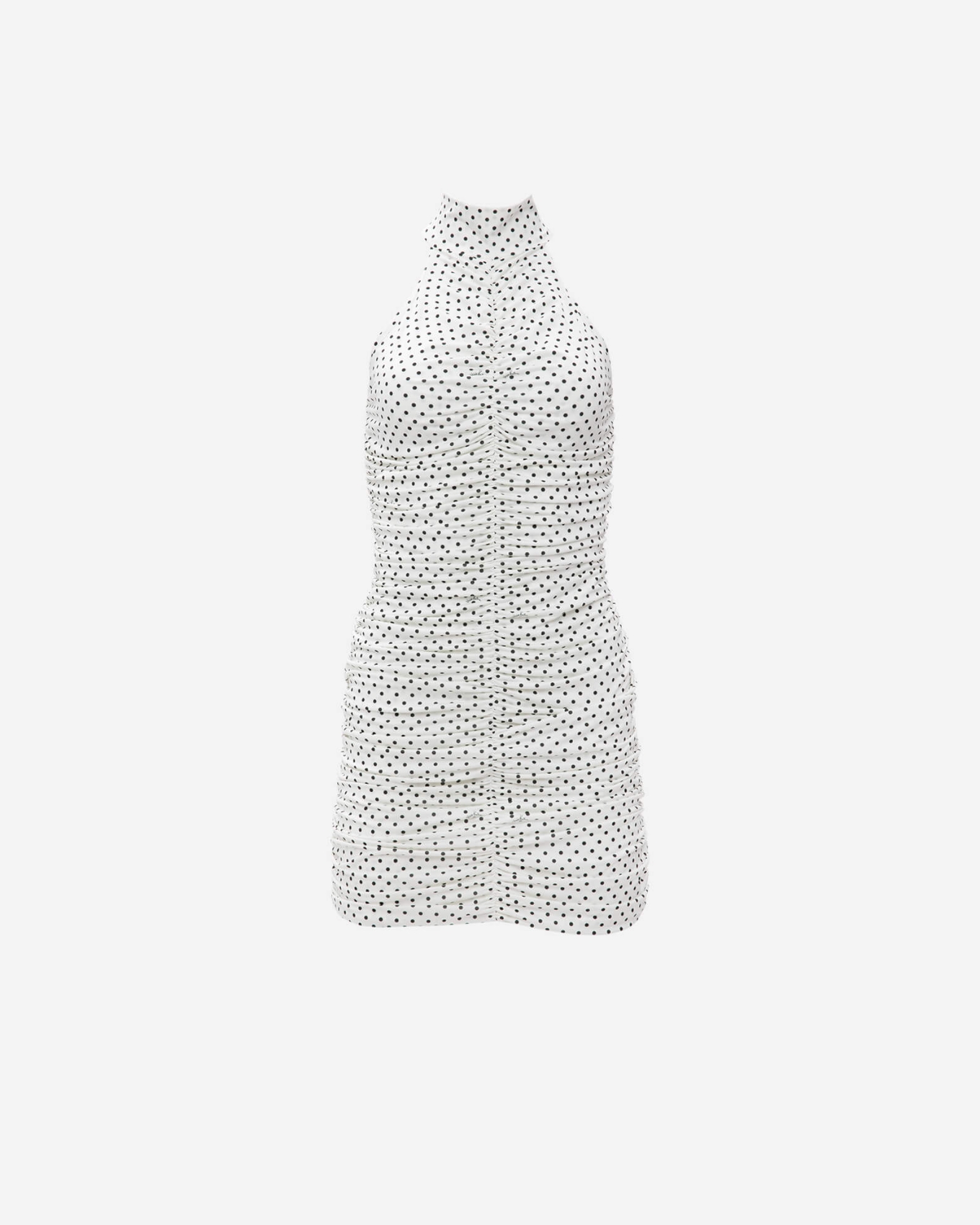 Picture of WHITE POLKA MINI DRESS