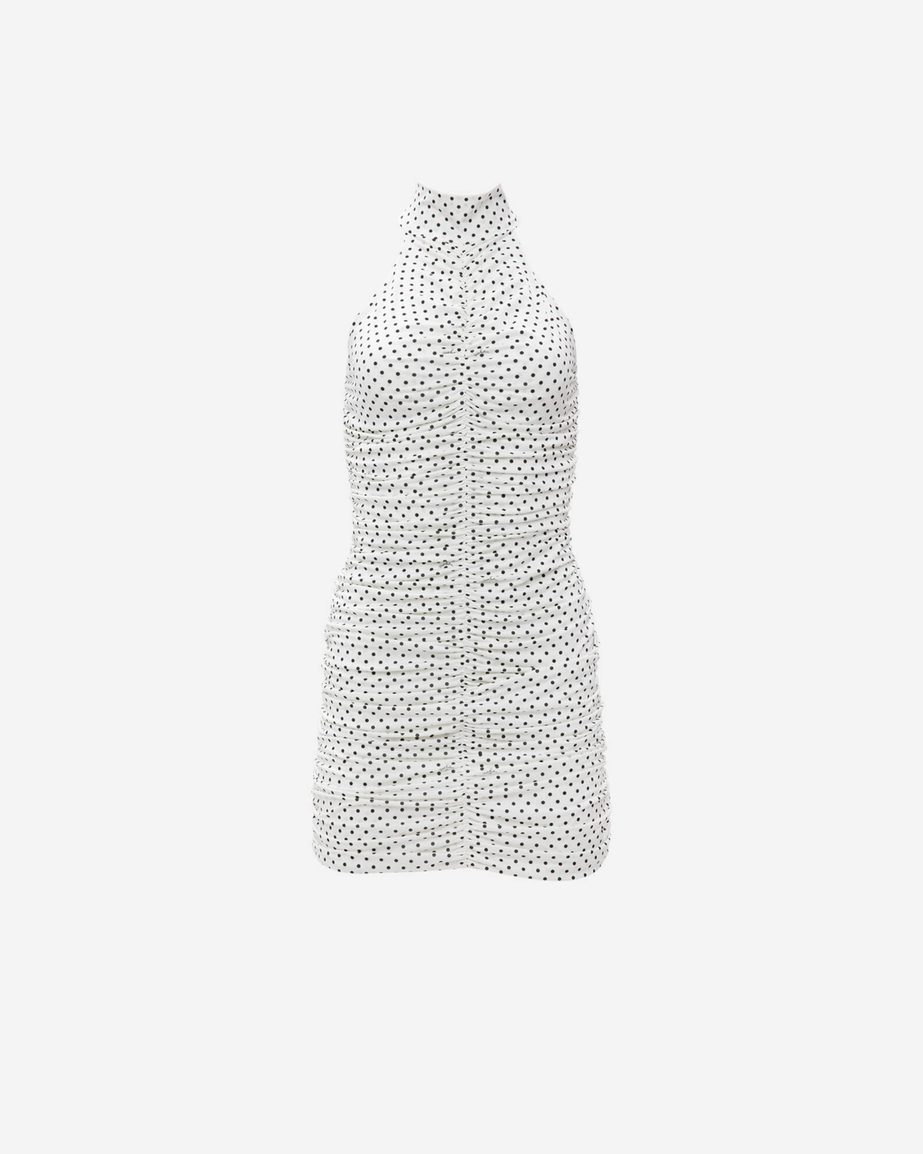 Picture of WHITE POLKA MINI DRESS