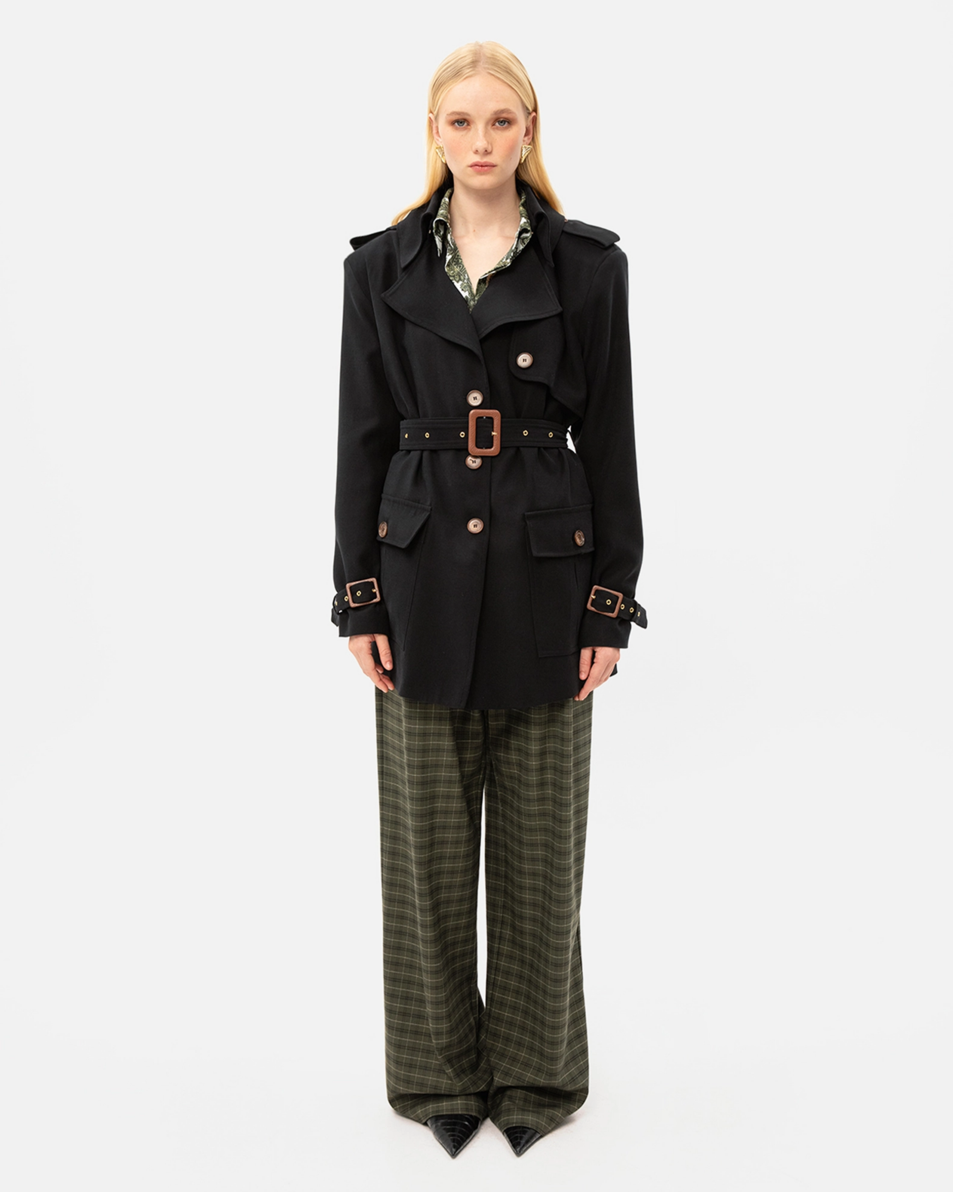 Picture of BLACK TRENCH JACKET