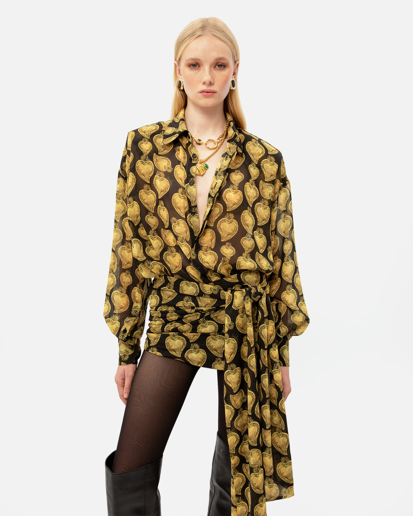 Picture of LUCKY CHARM WRAP SKIRT