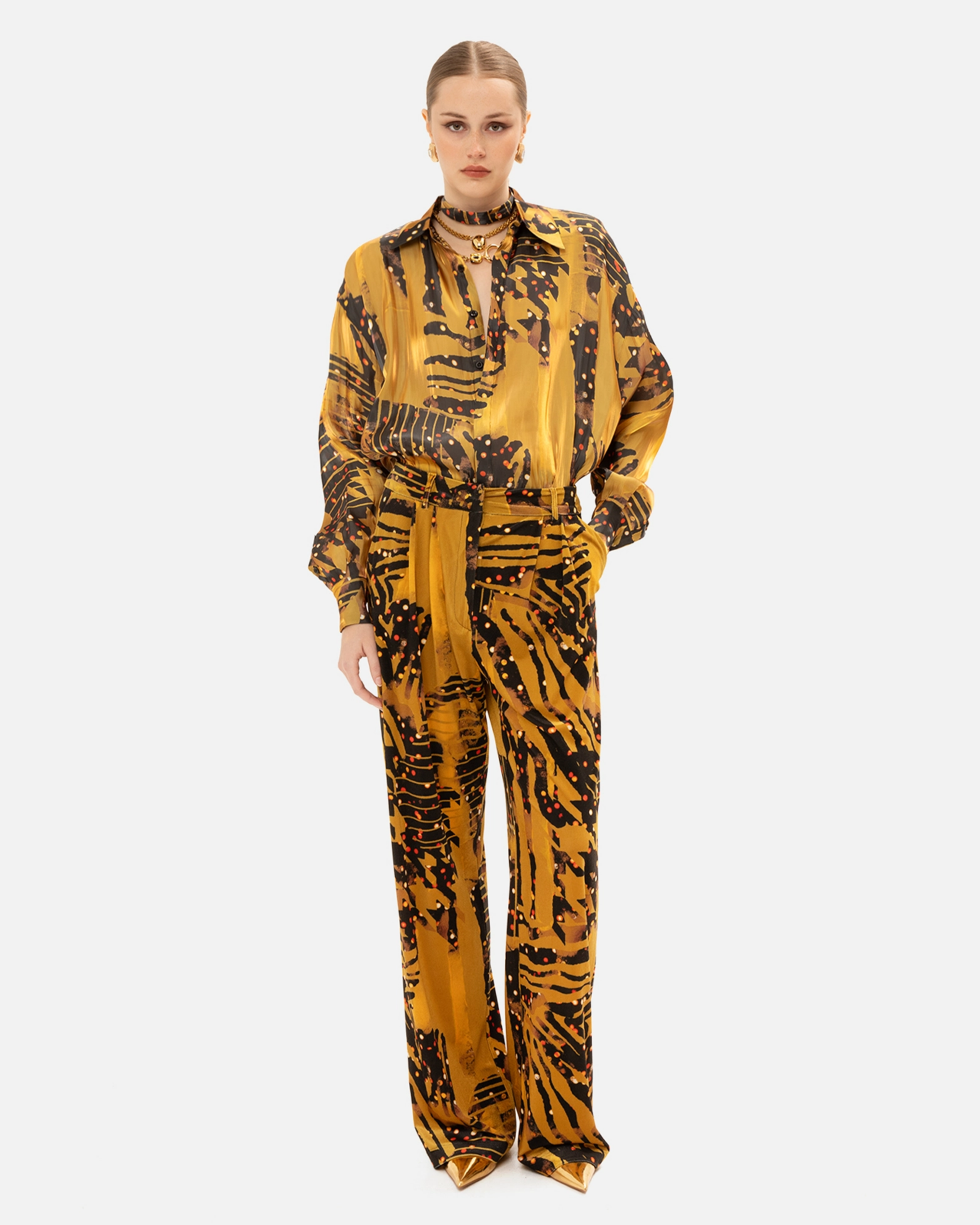 Picture of CHRISTMAS LIGHTS STRAIGHT-LEG PANTS