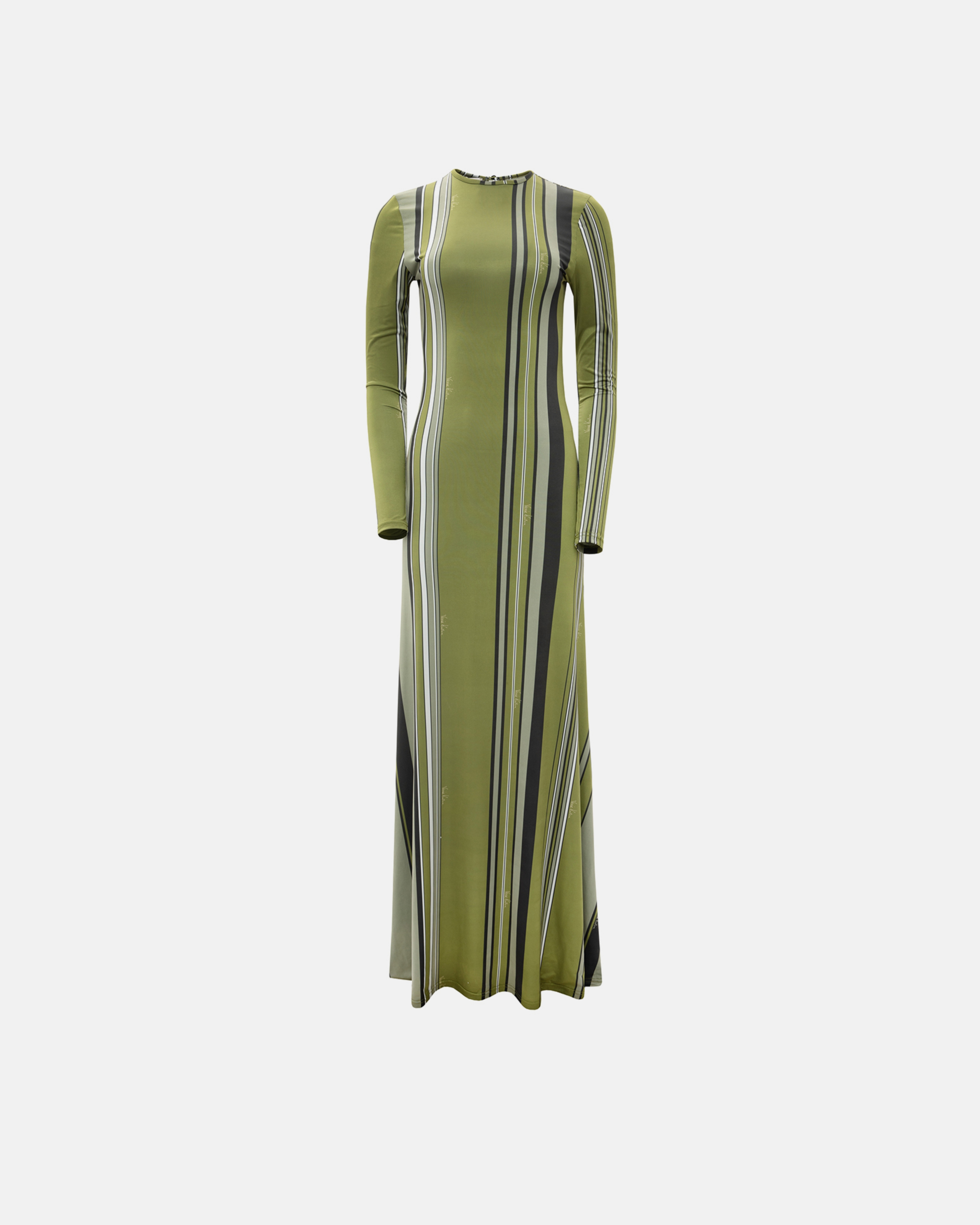 Picture of KHAKI STRIPED DRESS