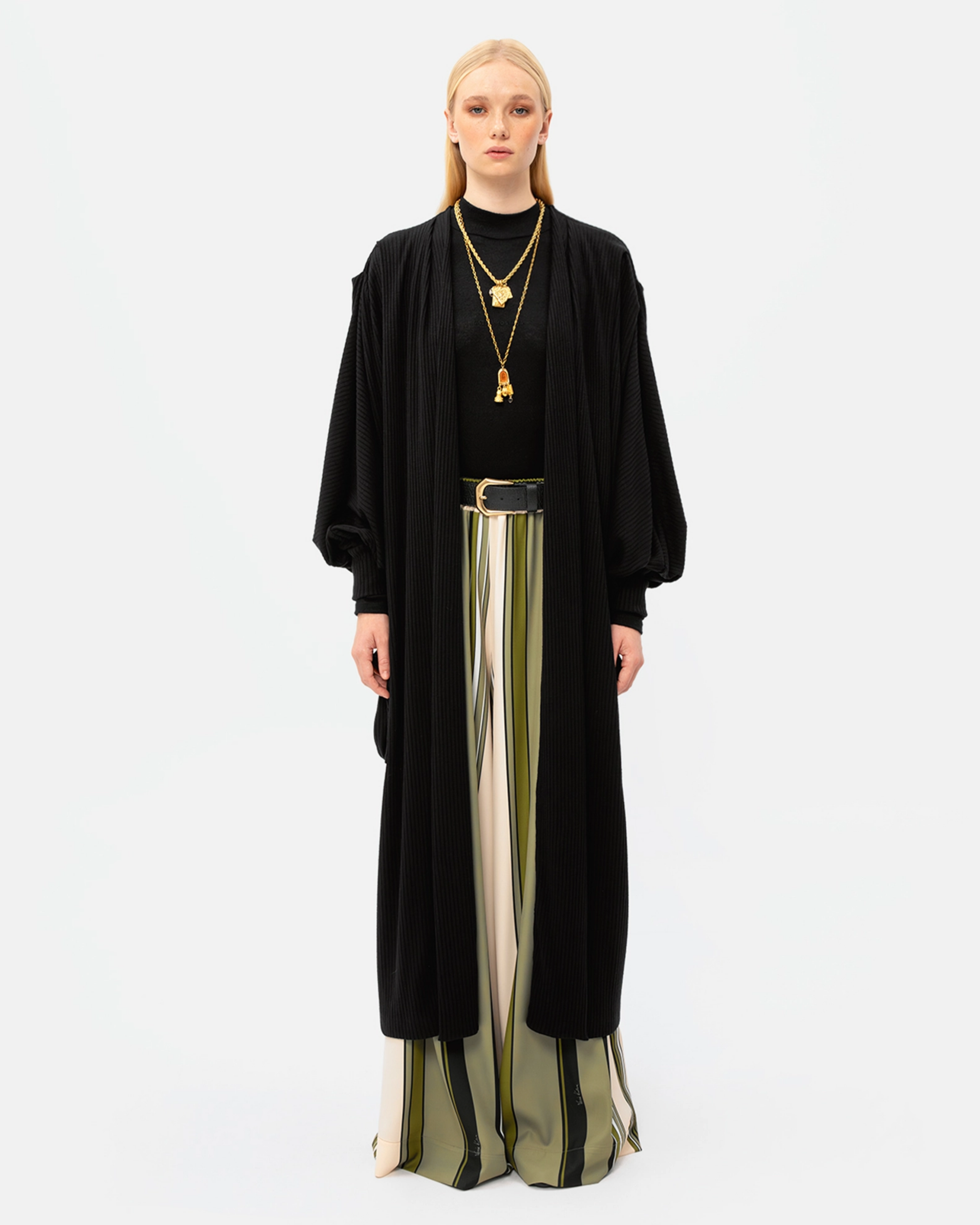 Picture of KHAKI STRIPED PANTS