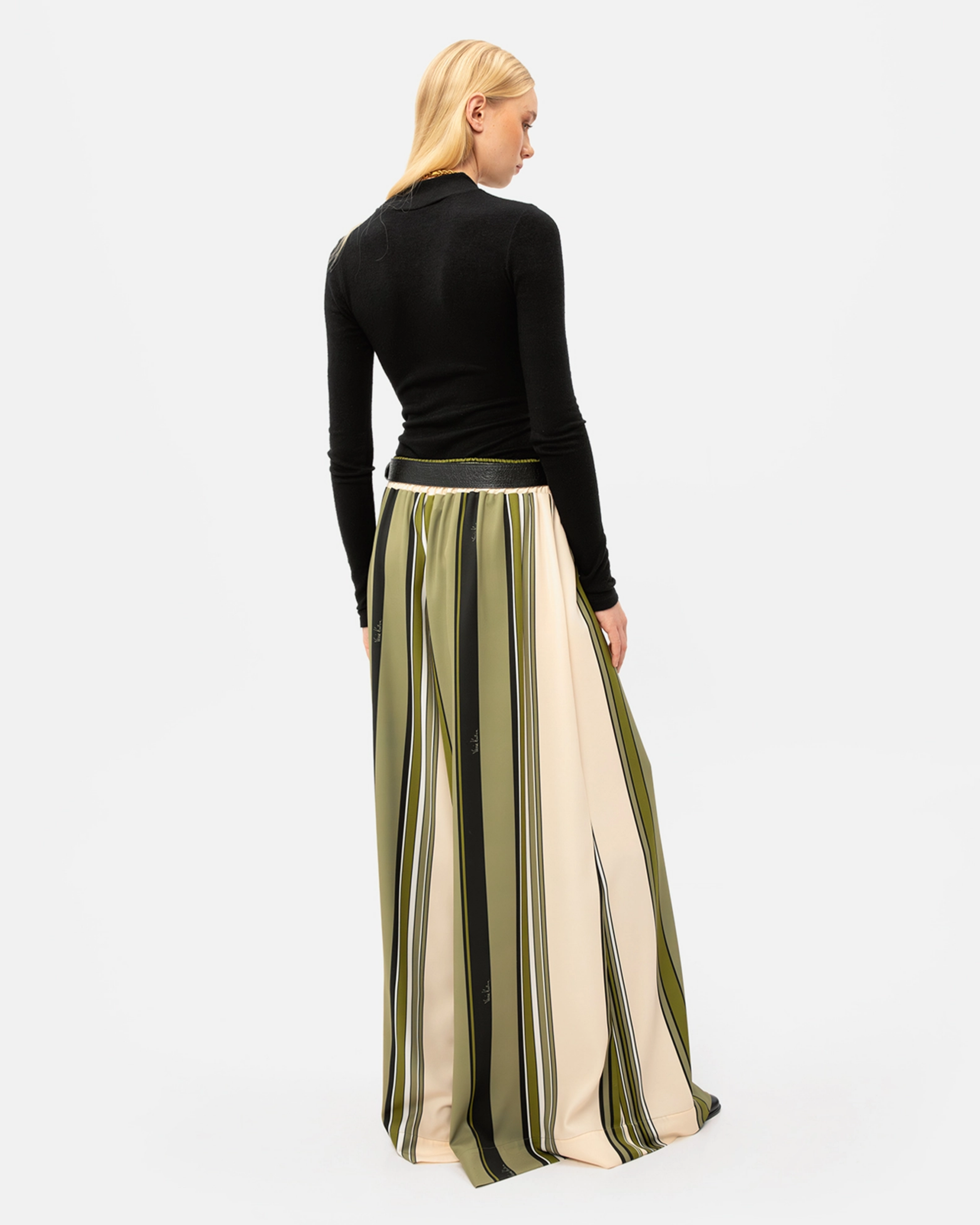 Picture of KHAKI STRIPED PANTS