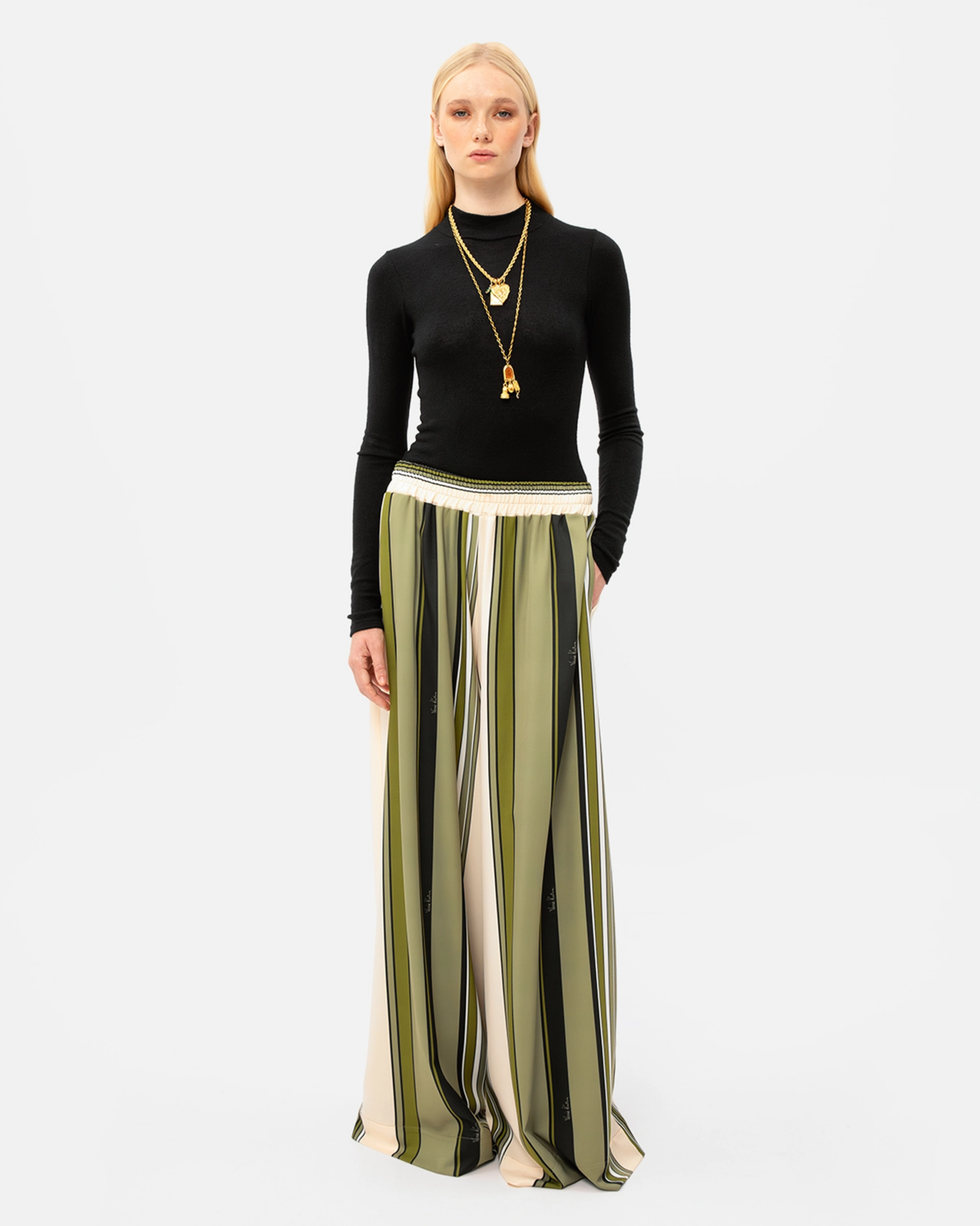 Picture of KHAKI STRIPED PANTS