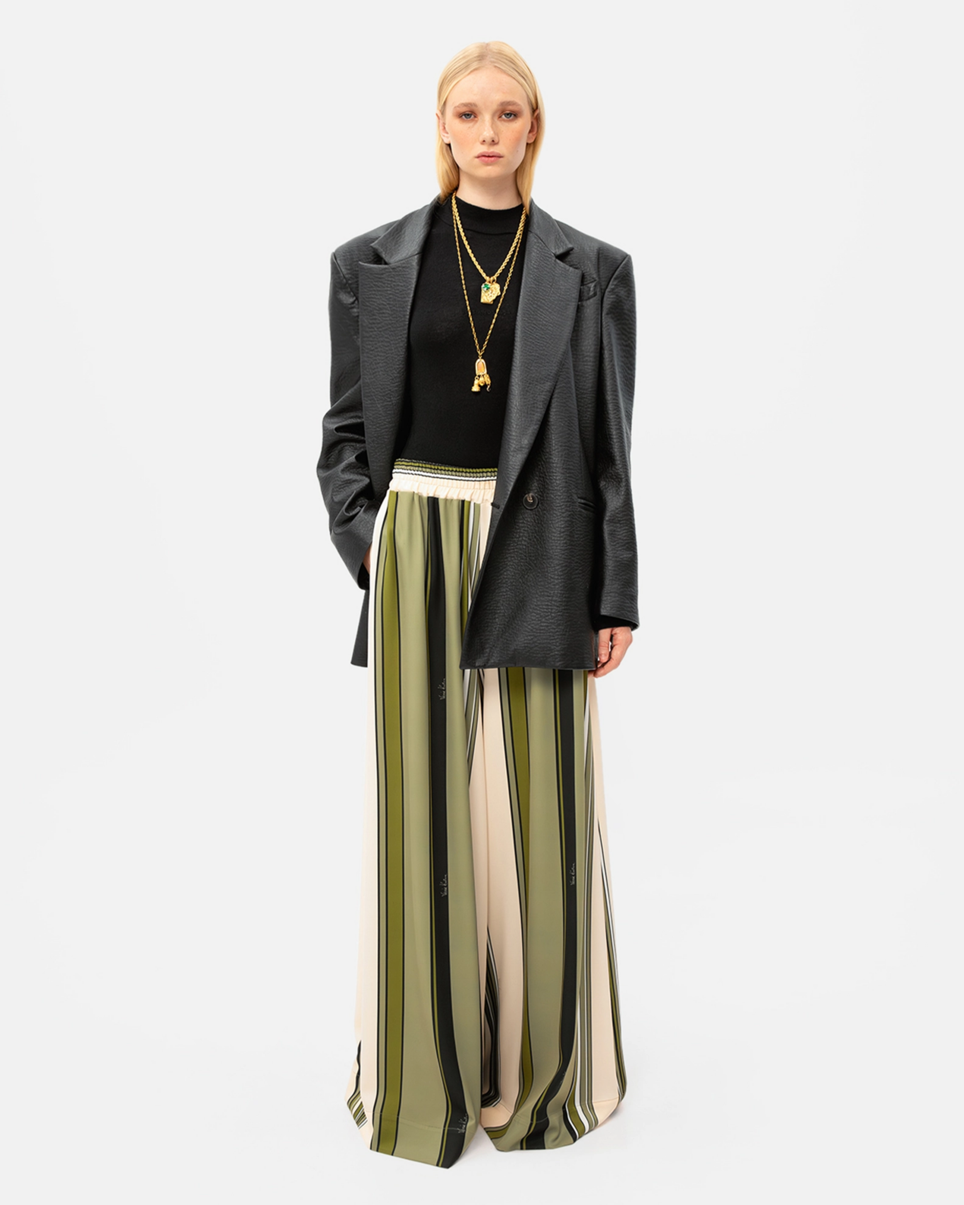 Picture of KHAKI STRIPED PANTS