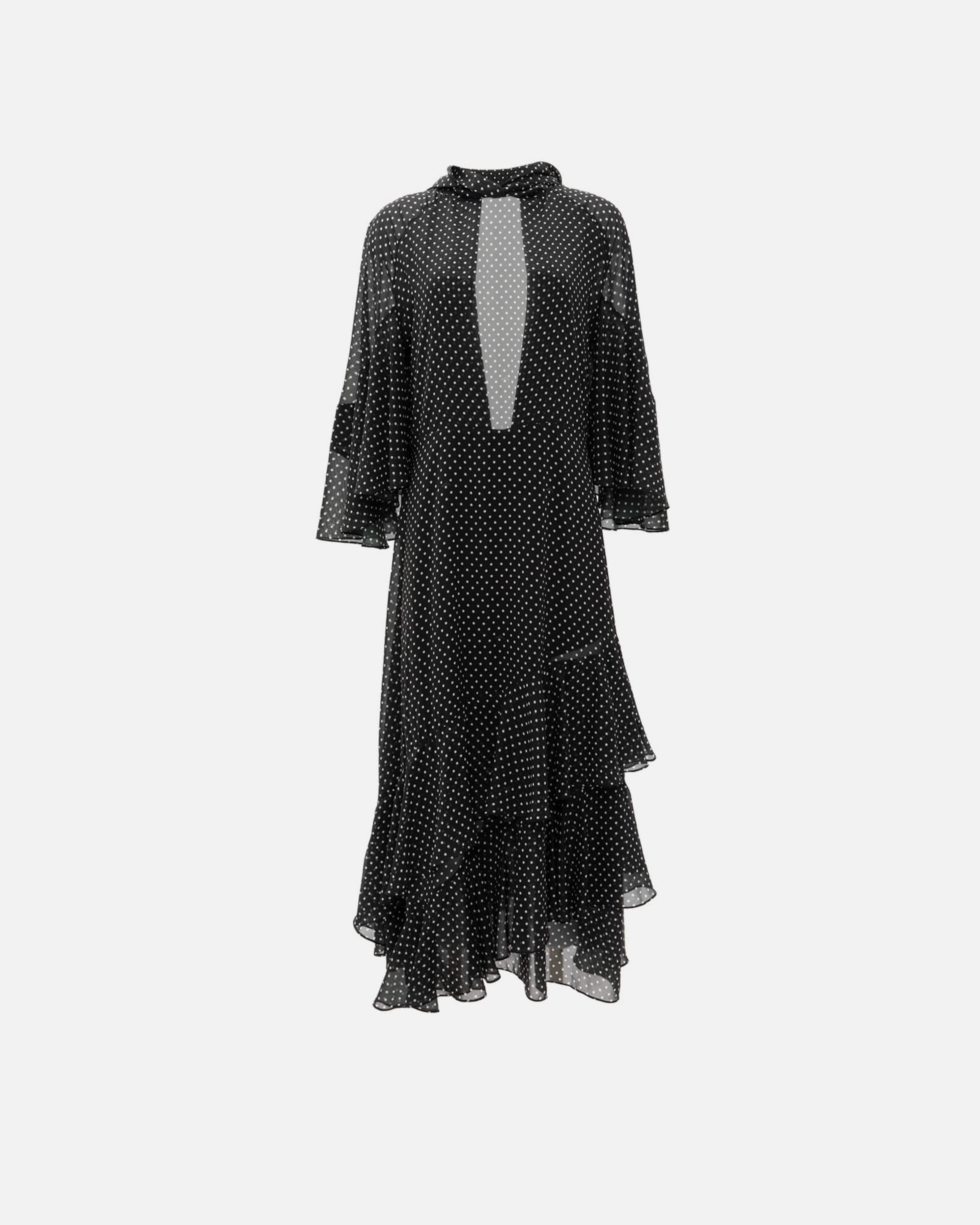 Picture of BLACK POLKA DOT DRESS