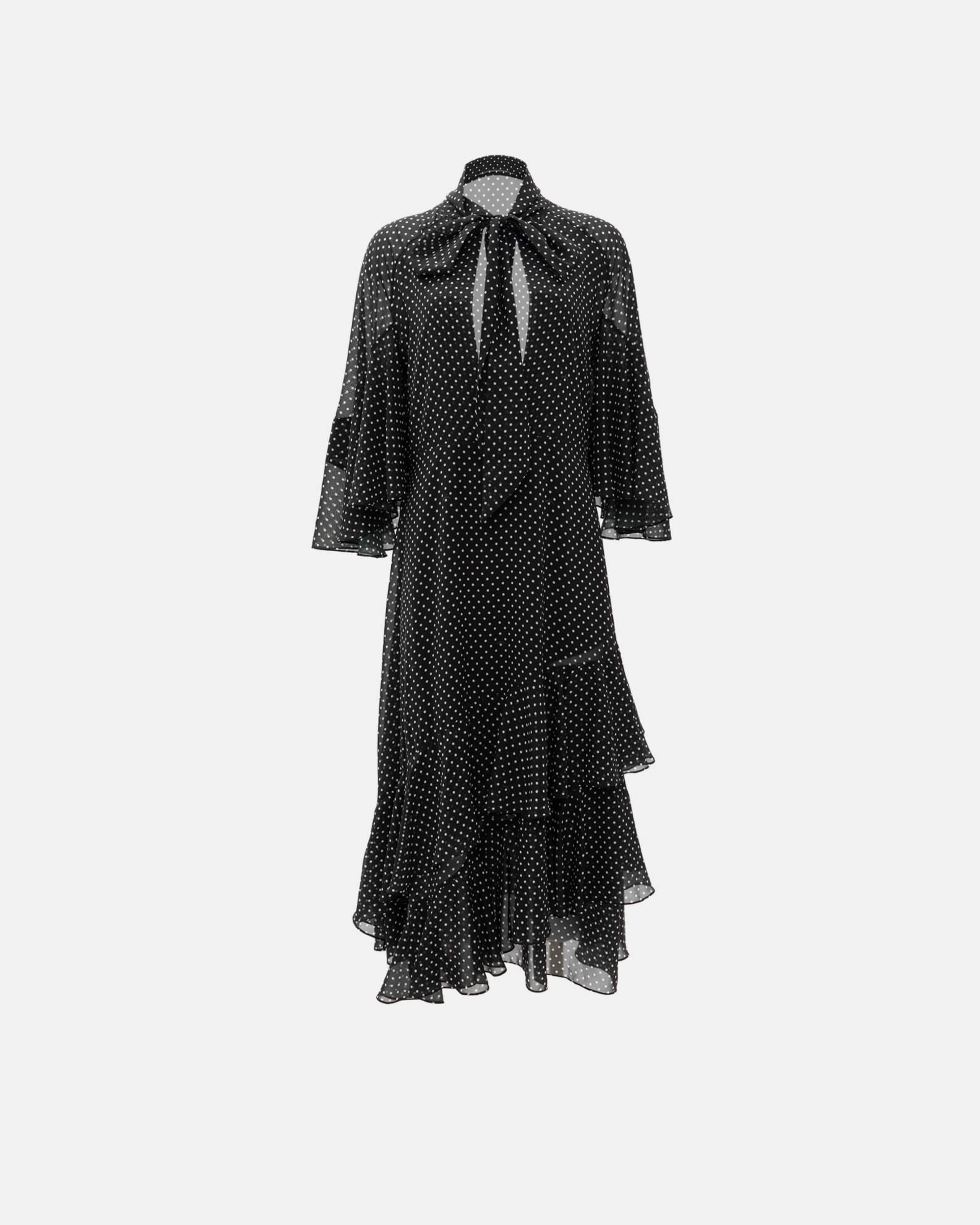 Picture of BLACK POLKA DOT DRESS