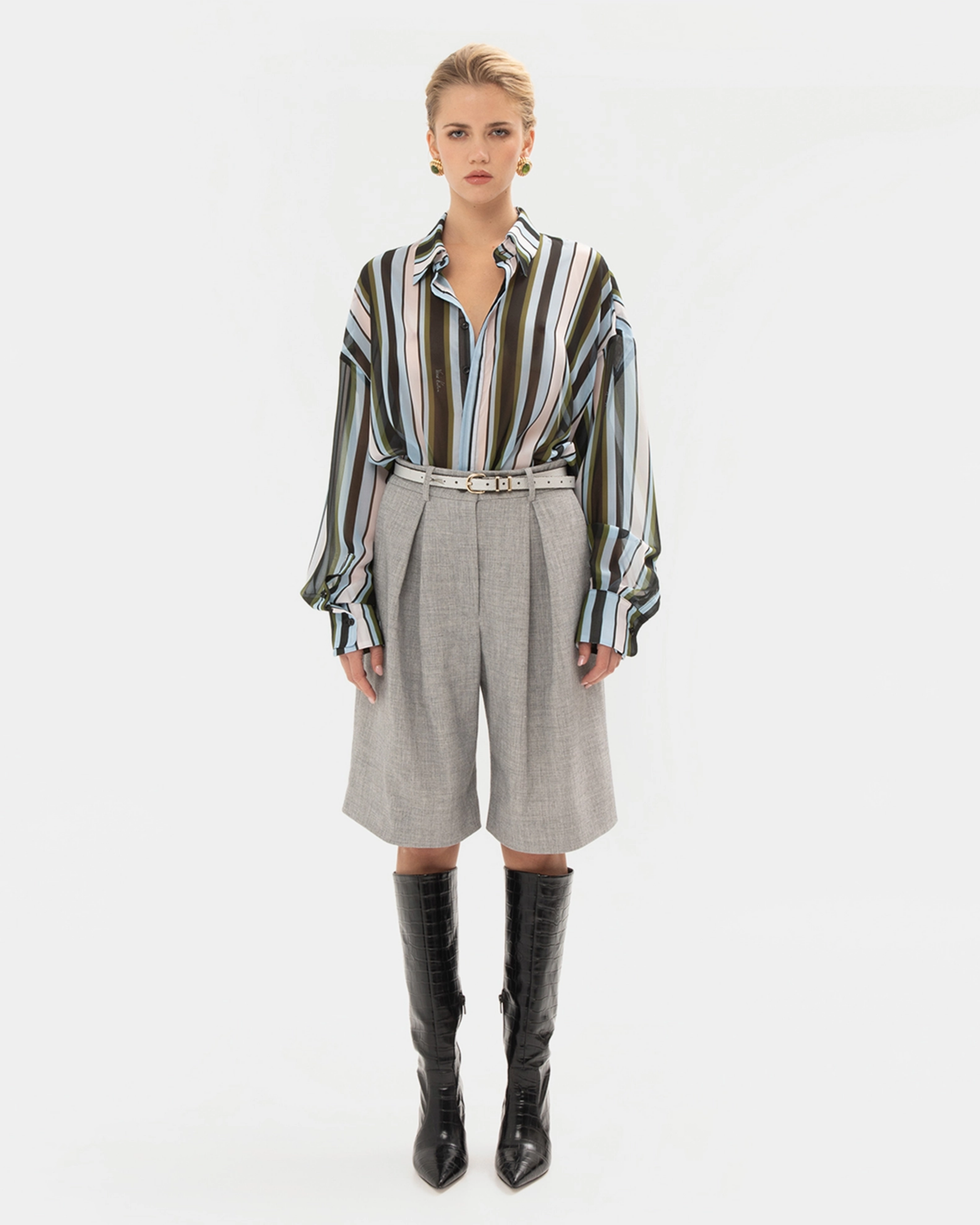 Picture of GREY JUPE CULOTTE