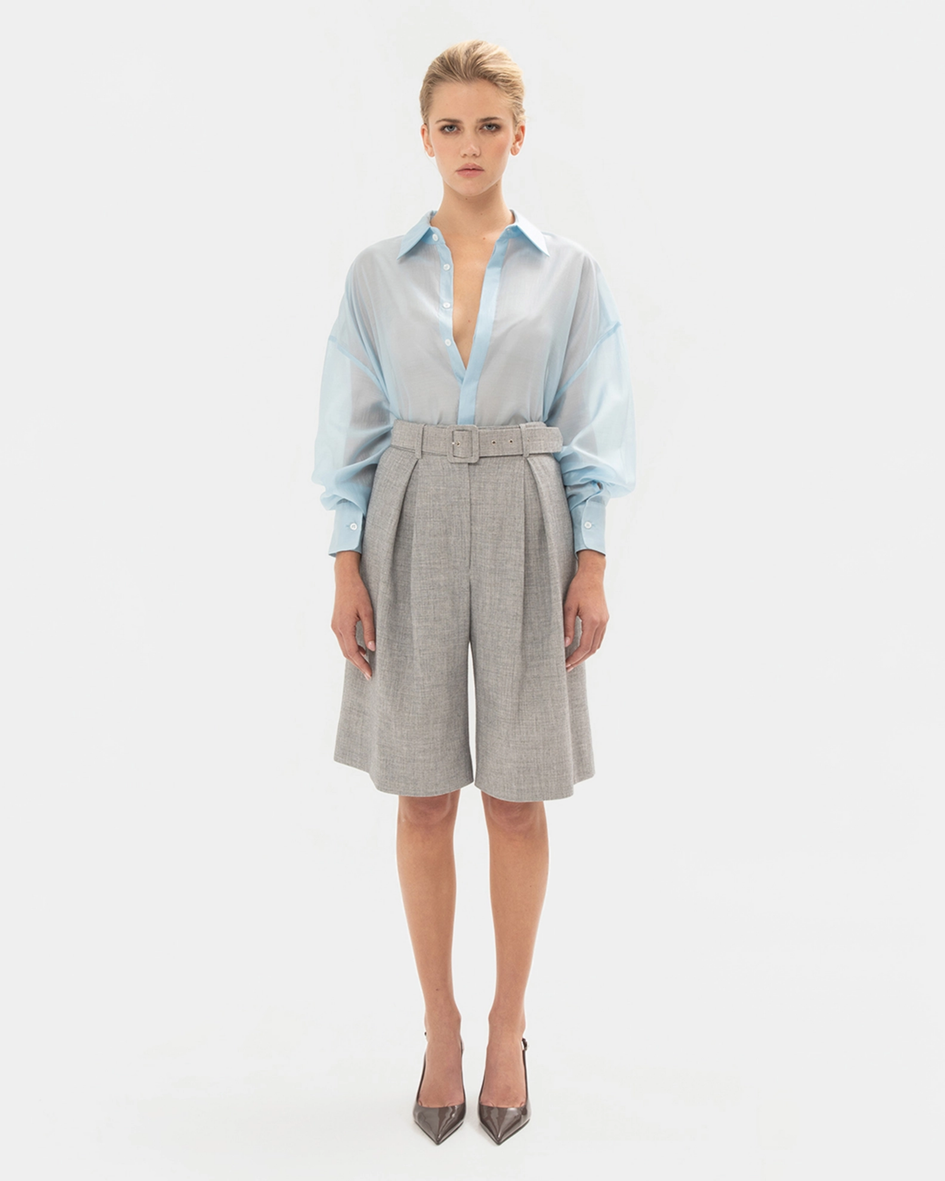 Picture of GREY JUPE CULOTTE