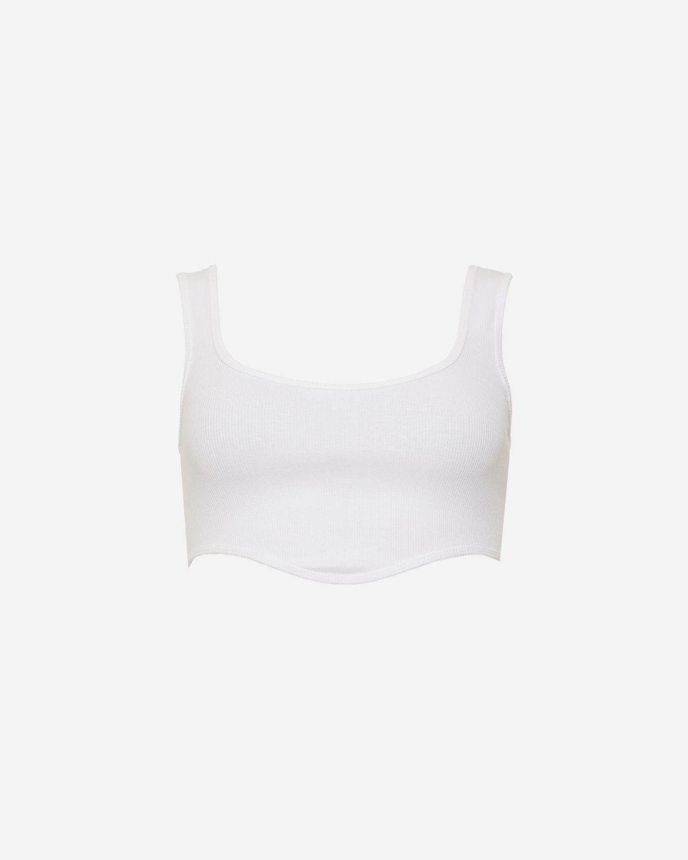 Picture of Taffy White Crop Top
