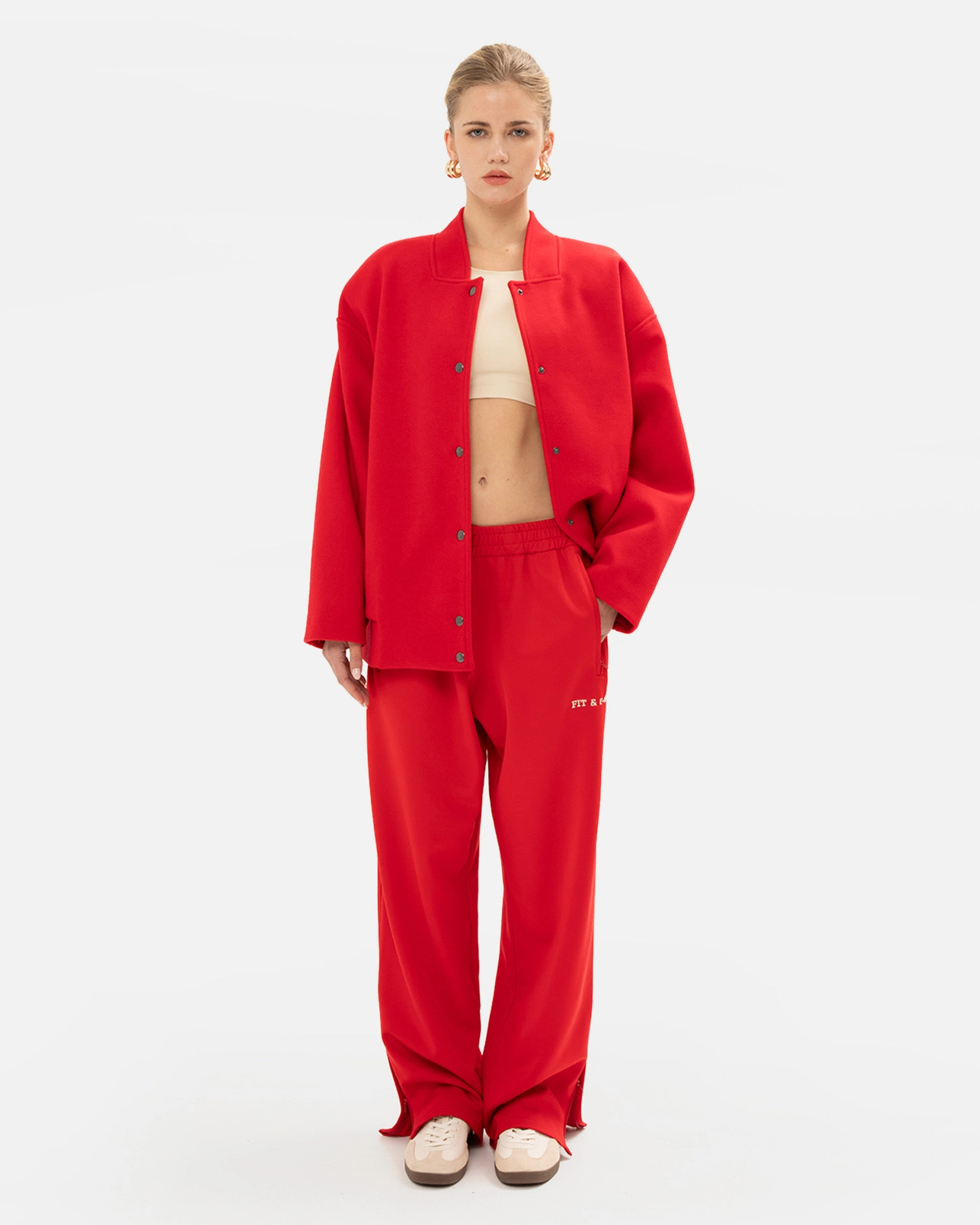 Picture of RED TRACKSUIT PANTS