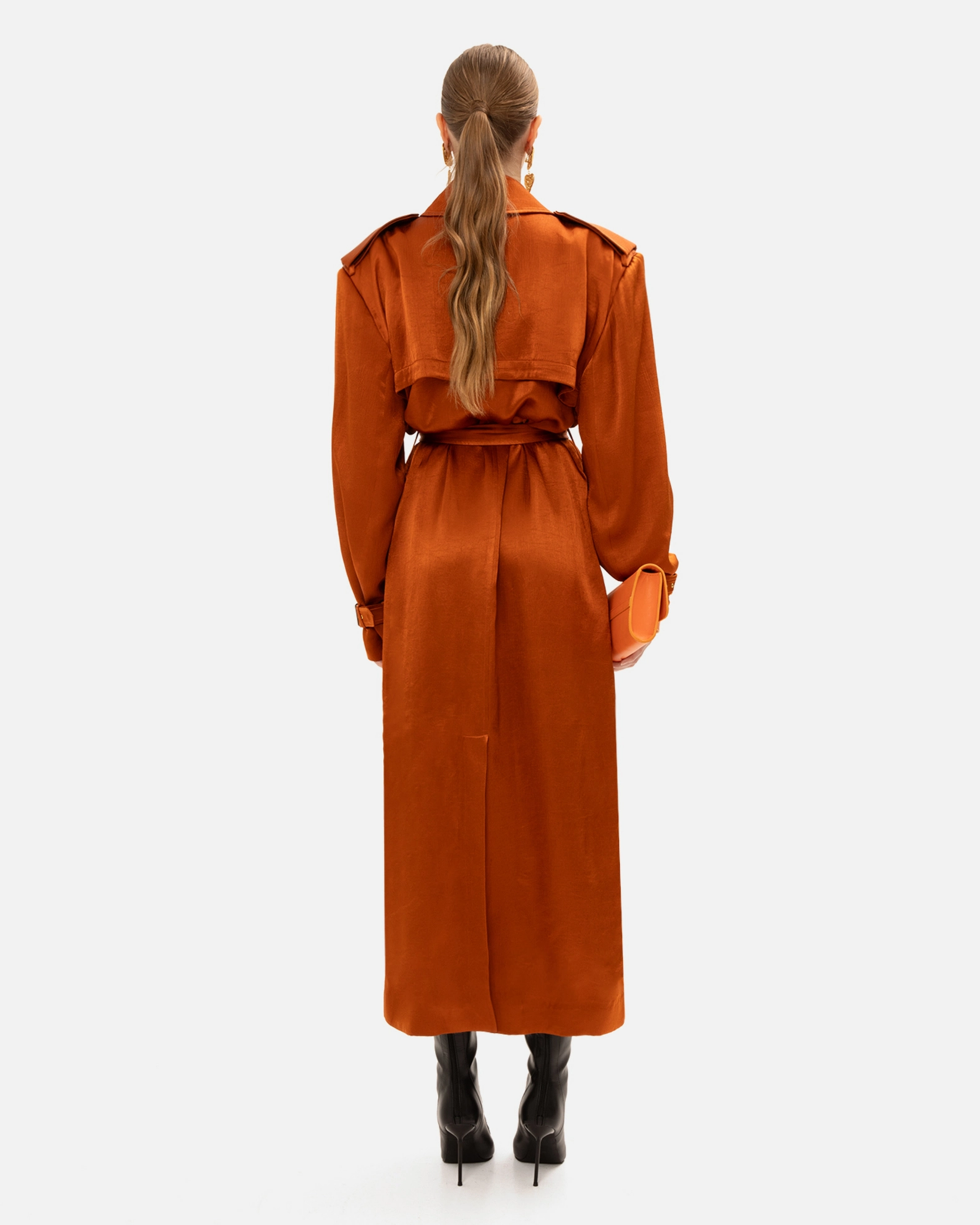 Picture of BURNT ORANGE TRENCH COAT