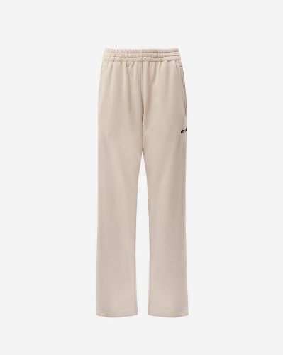 Picture of BEIGE COTTON TRACKSUIT PANTS