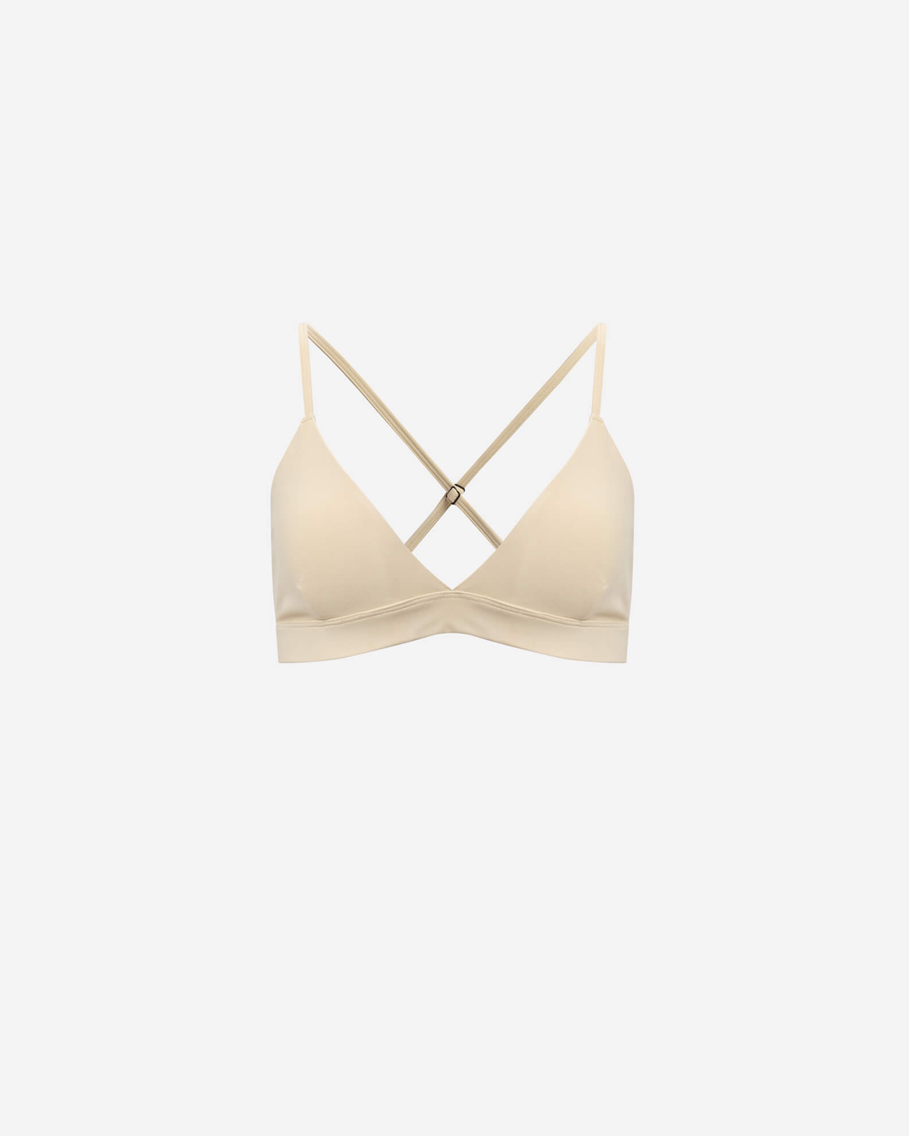 Picture of BEIGE CROSSED-BACK BUSTIER