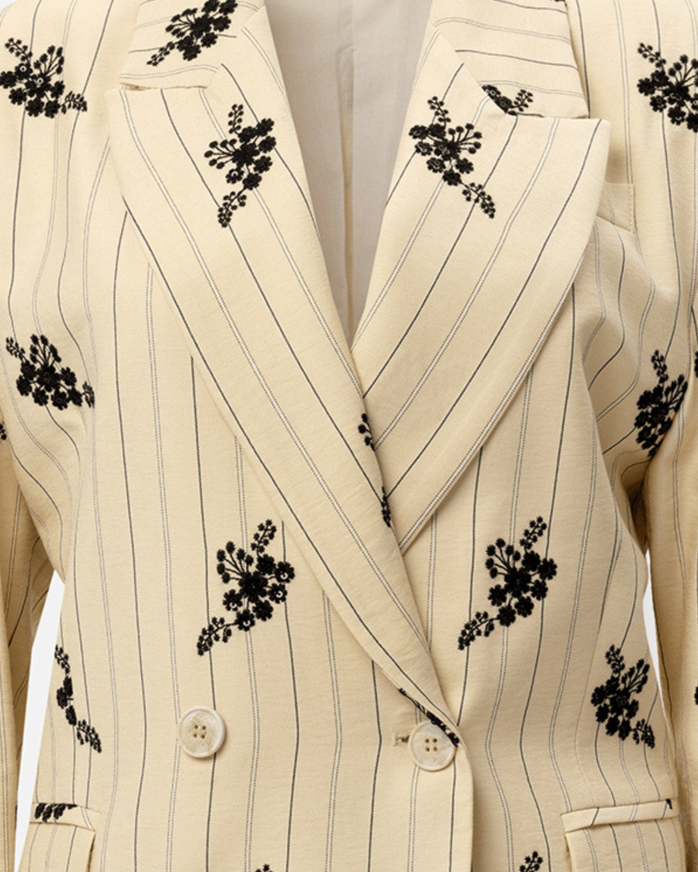 Picture of BUTTERCREAM PINSTRIPE BLAZER