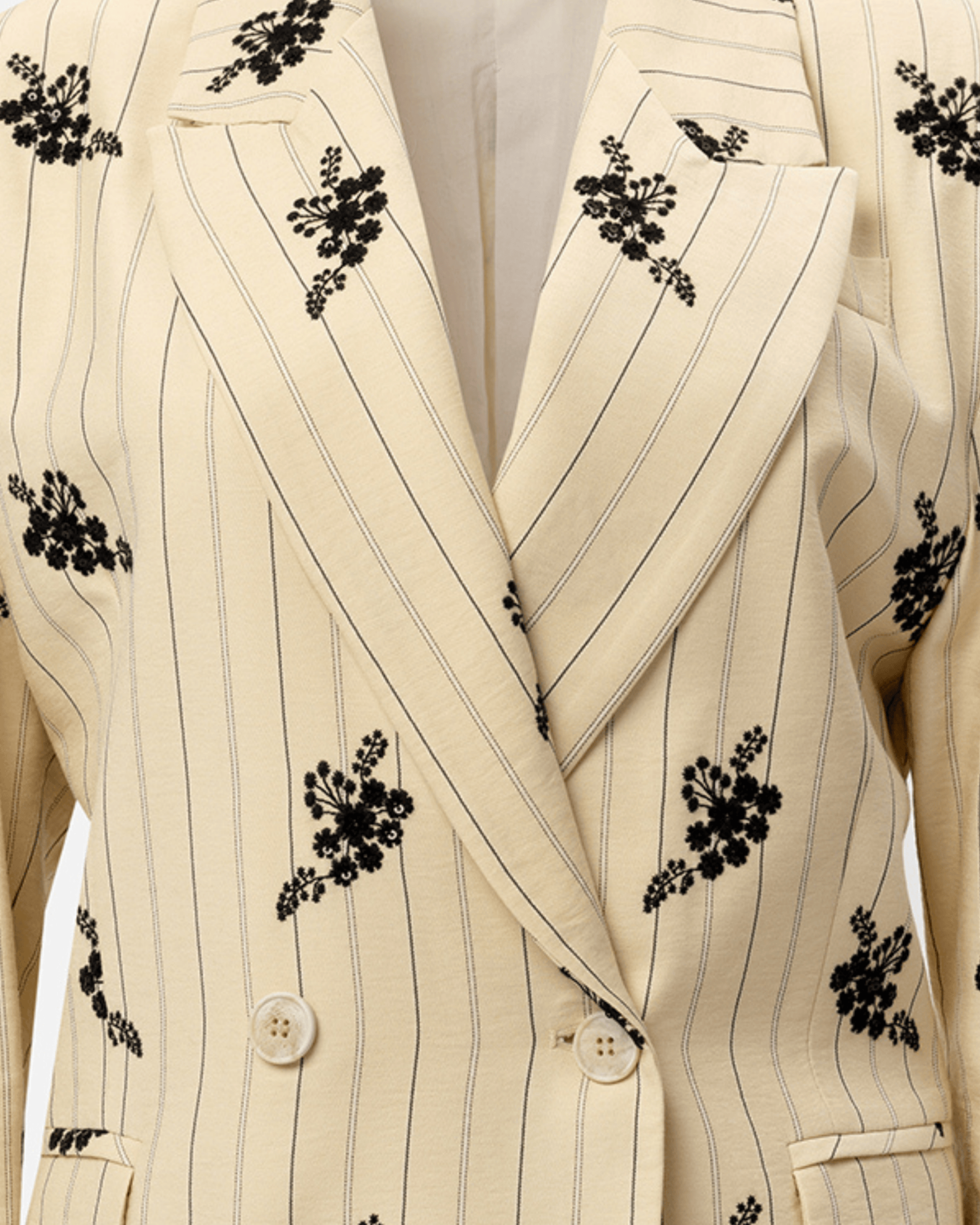 Picture of BUTTERCREAM PINSTRIPE BLAZER