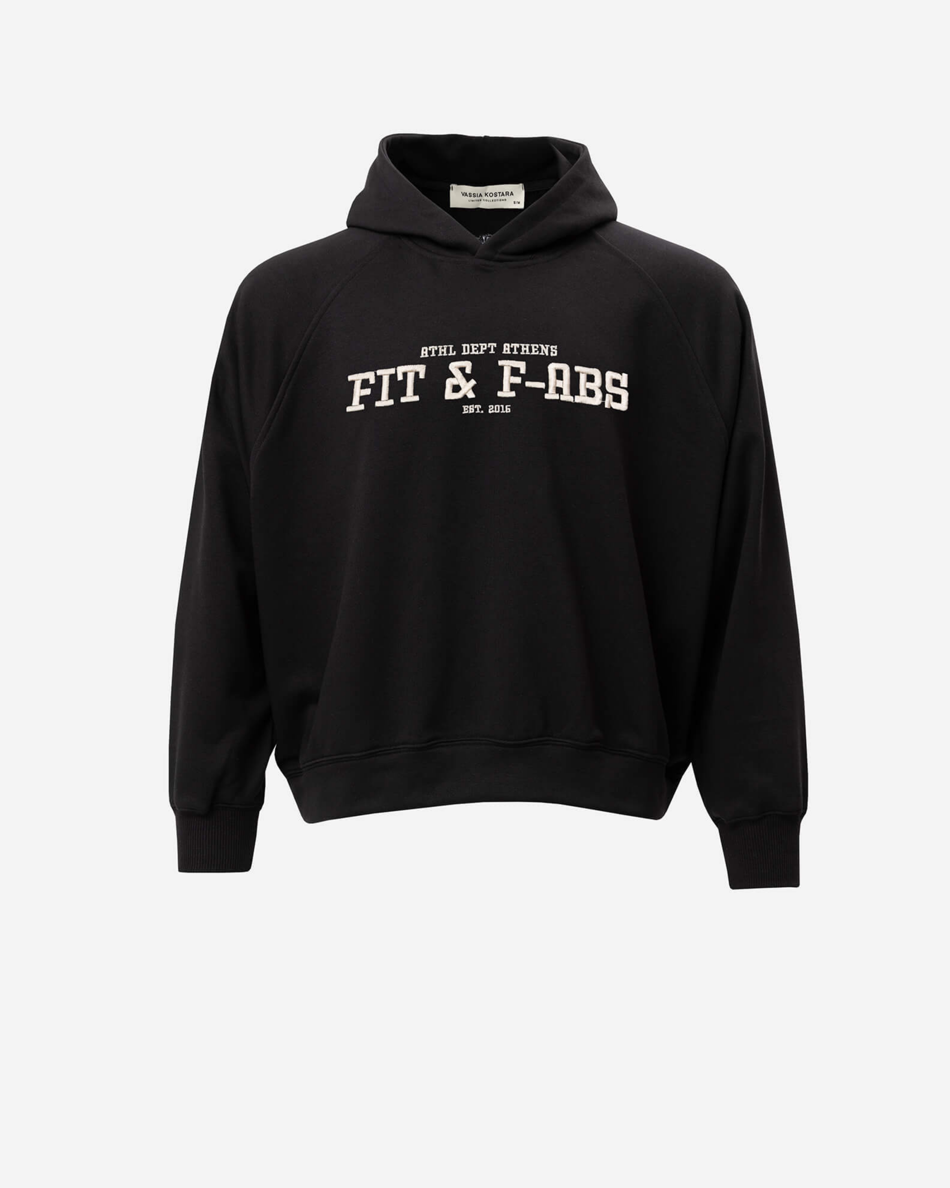 Picture of MEN'S BLACK COTTON COLLEGE HOODIE