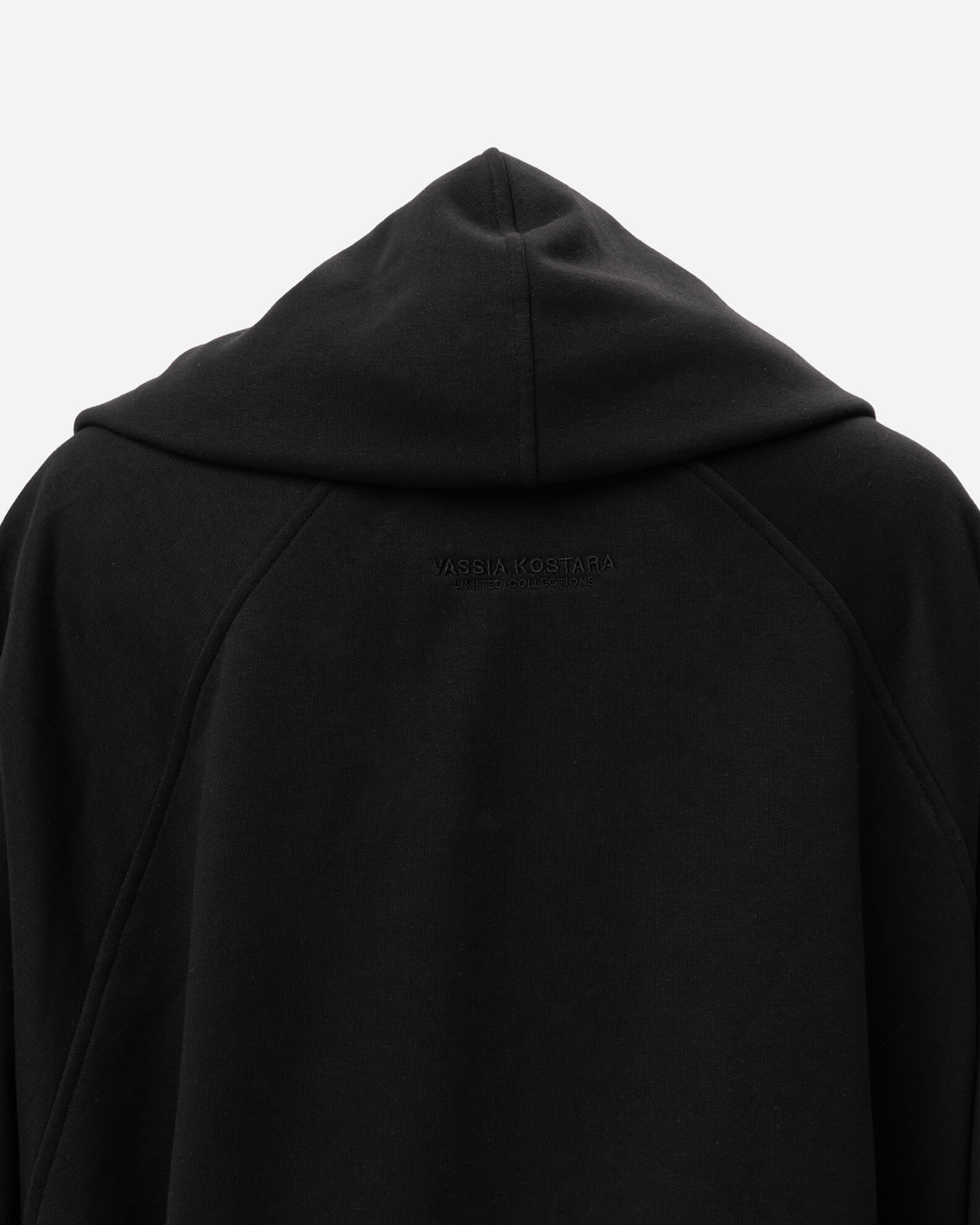 Picture of MEN'S BLACK COTTON COLLEGE HOODIE