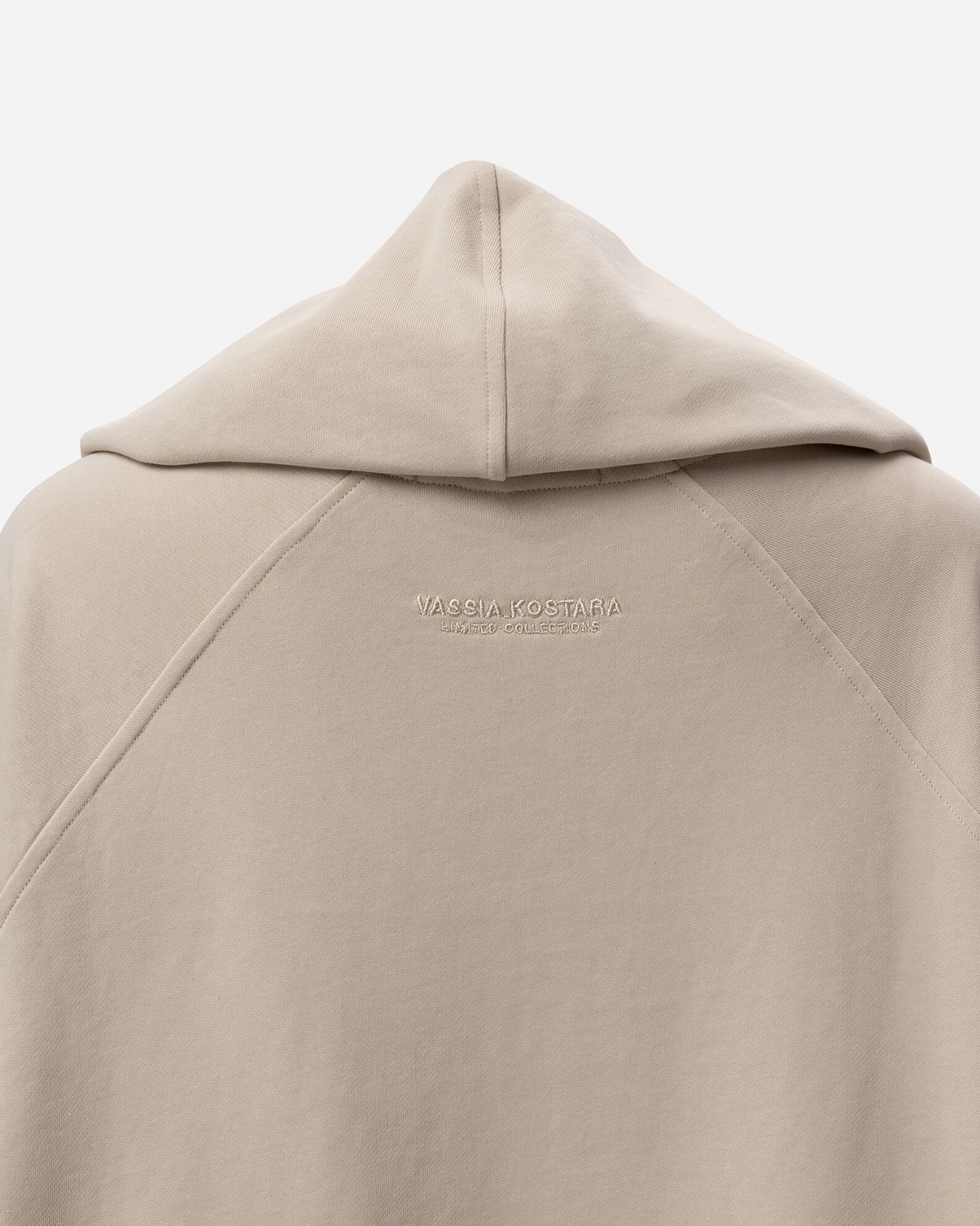 Picture of MEN'S BEIGE COTTON COLLEGE HOODIE