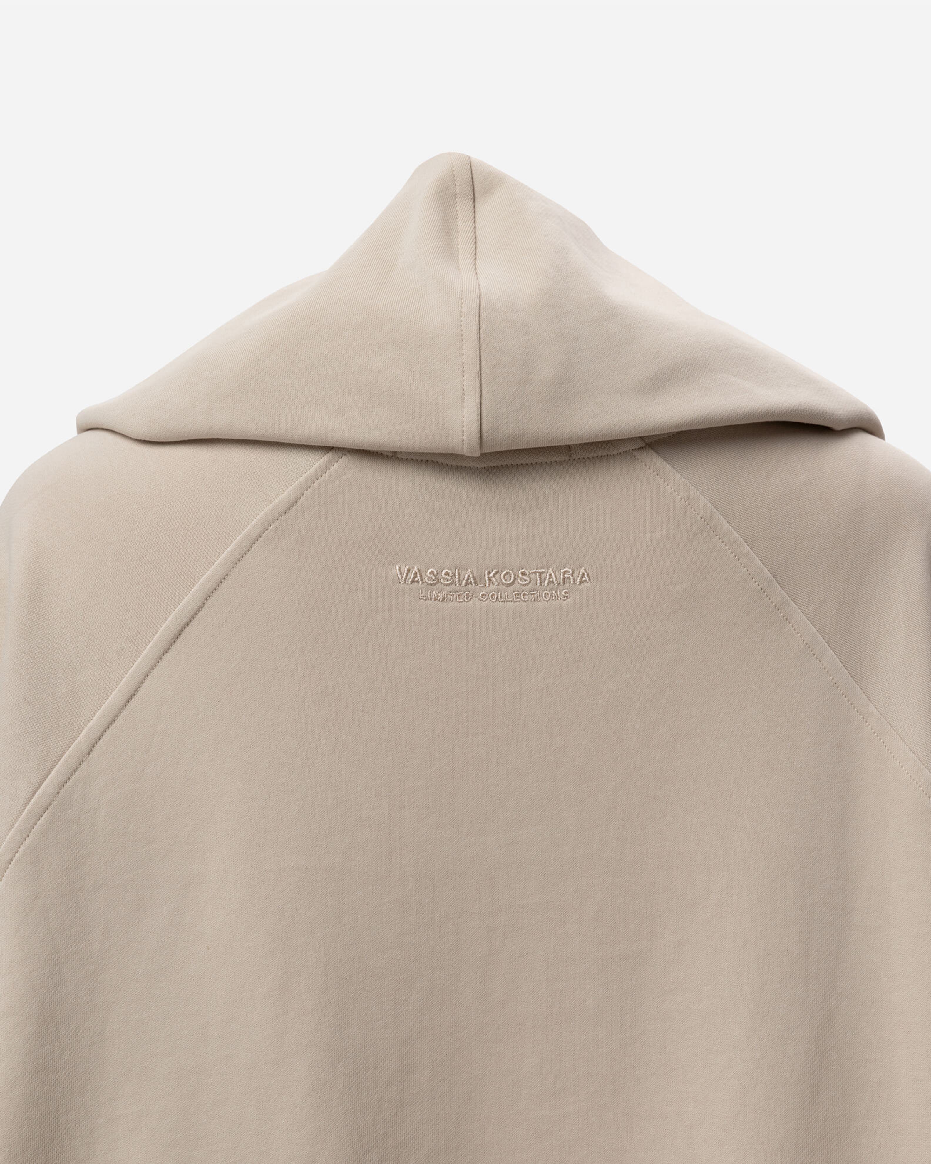 Picture of MEN'S BEIGE COTTON COLLEGE HOODIE