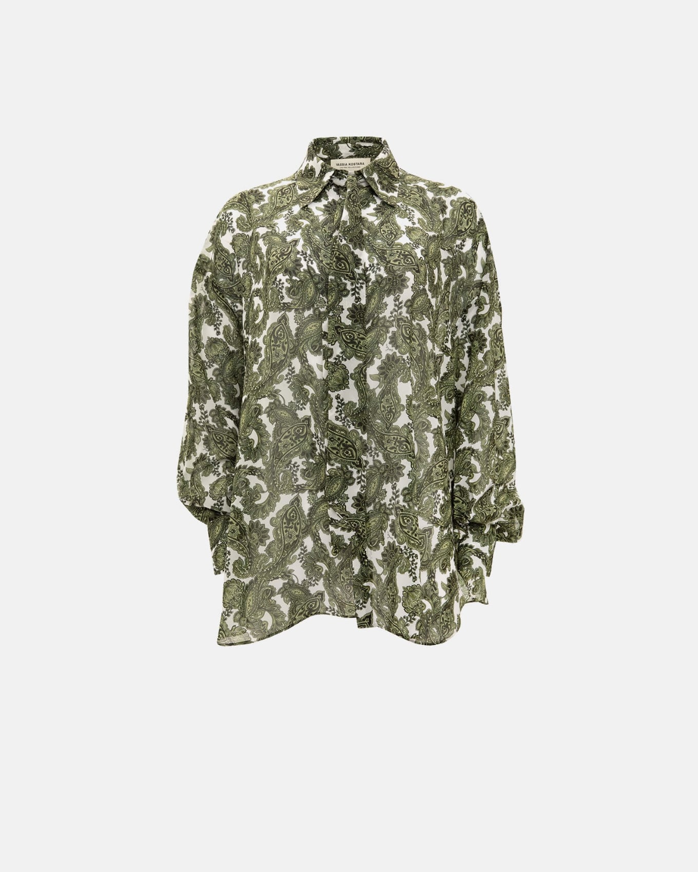 Picture of GREEN PAISLEY OS SHIRT
