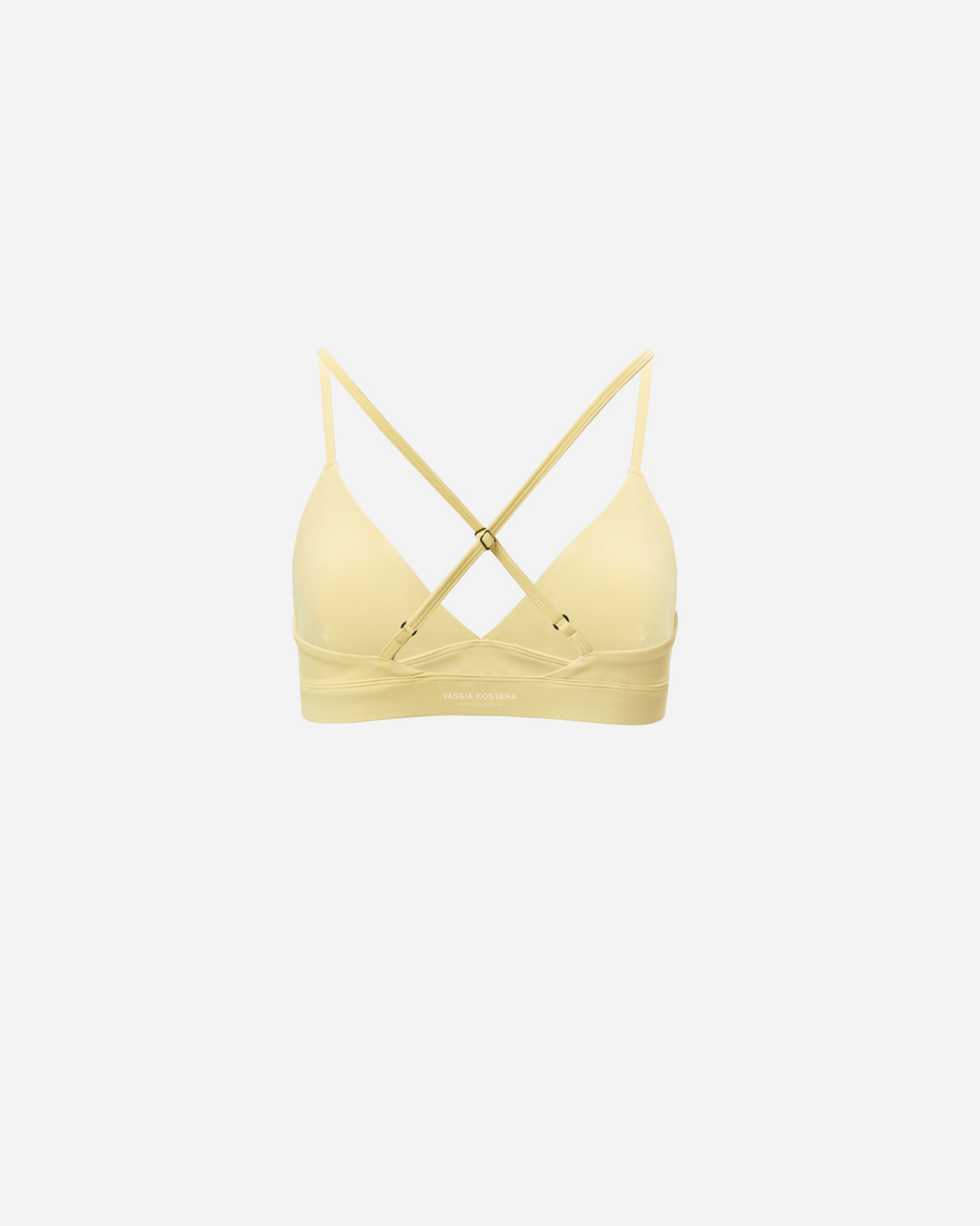 Picture of BUTTERCREAM CROSSED-BACK BUSTIER