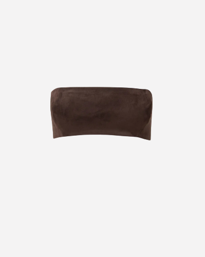 Picture of Brown Suede Bustier