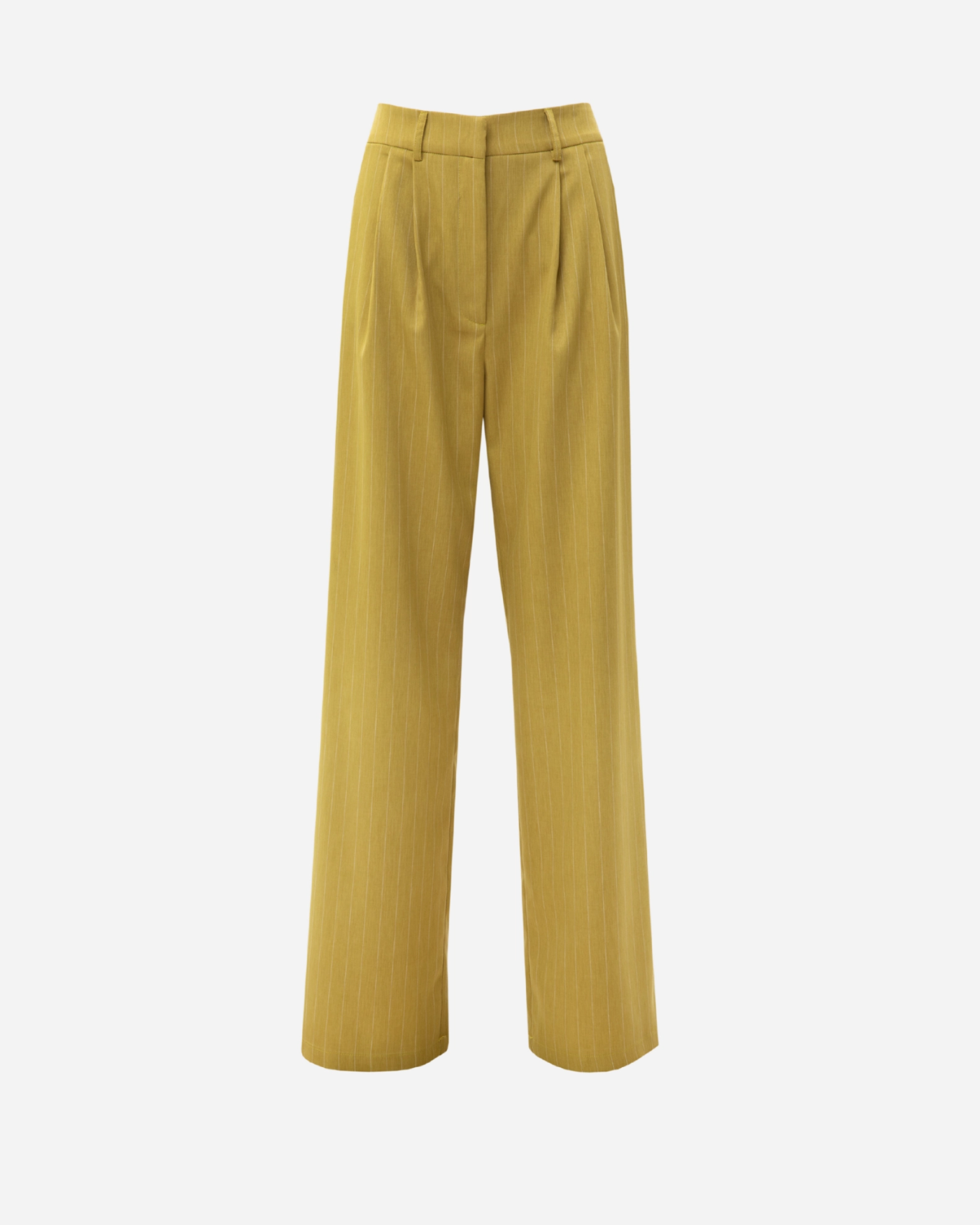 Picture of Striped Pants in Lime Green