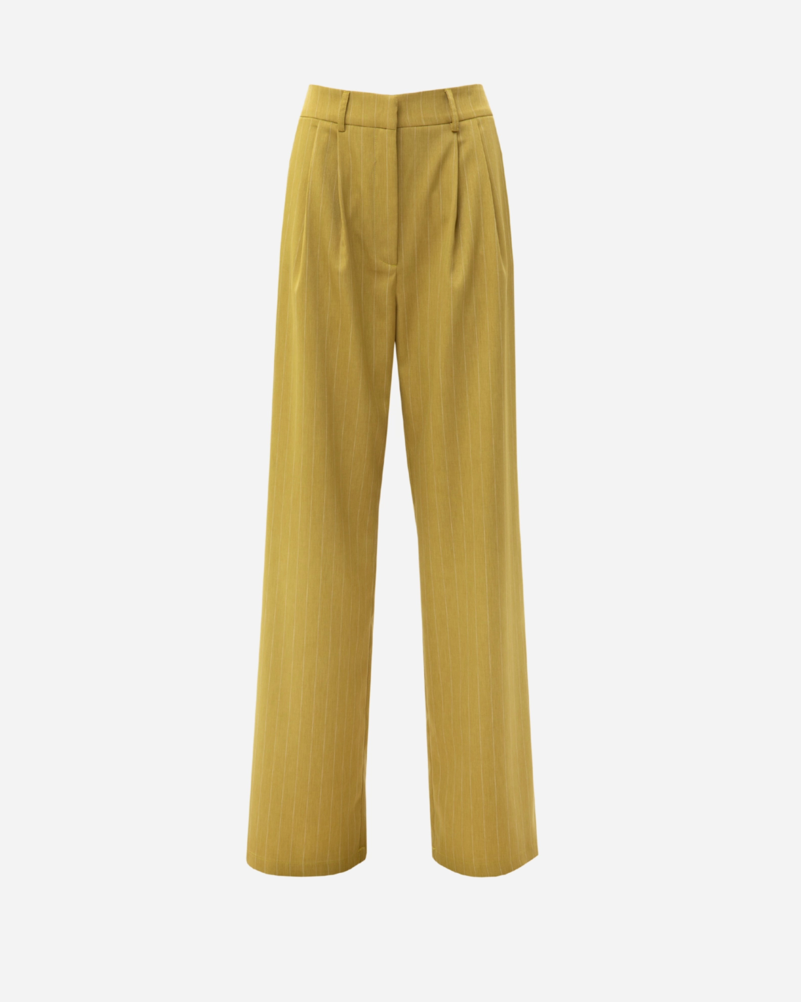 Picture of Striped Pants in Lime Green