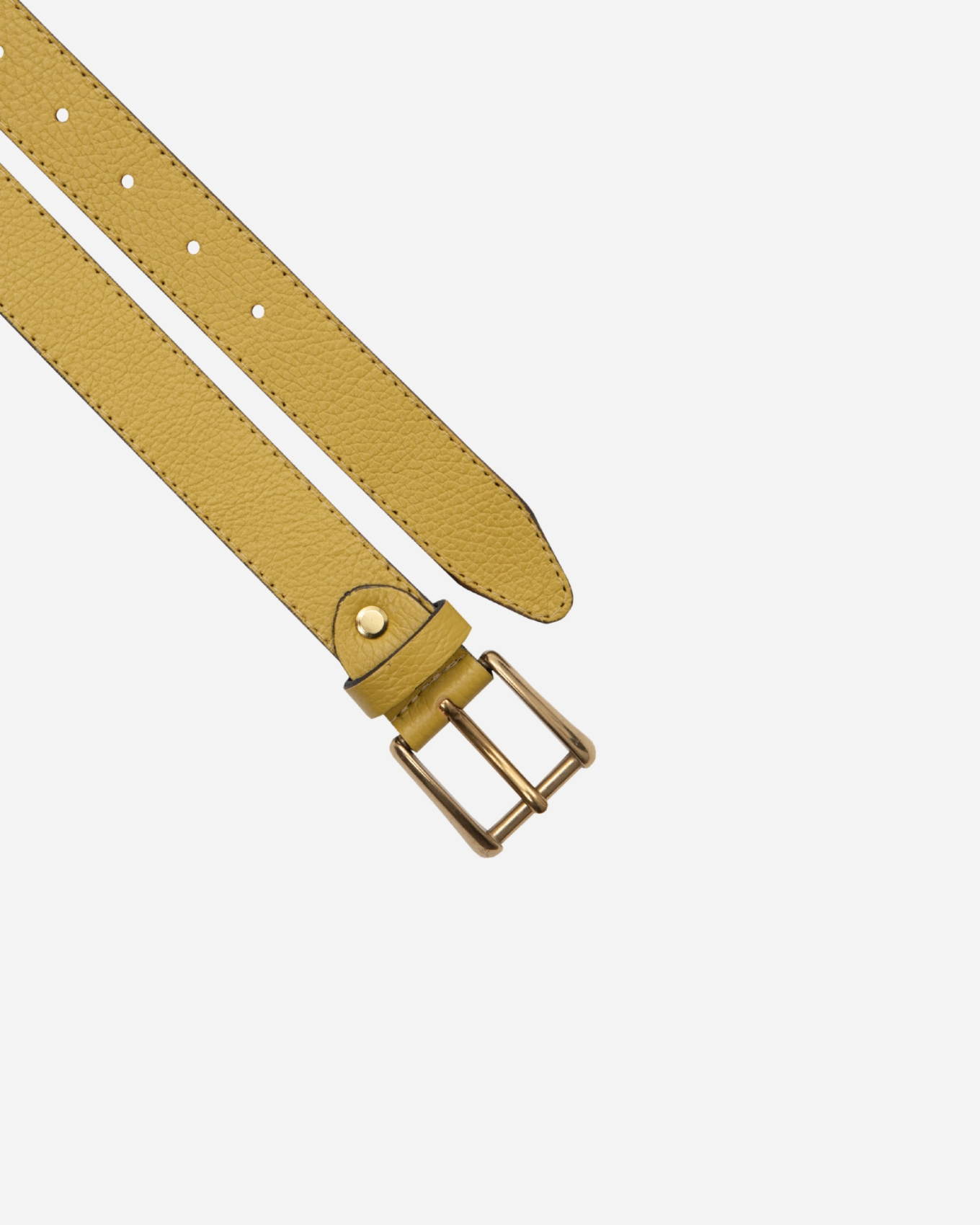 Picture of Lime Green Thin Leather Belt