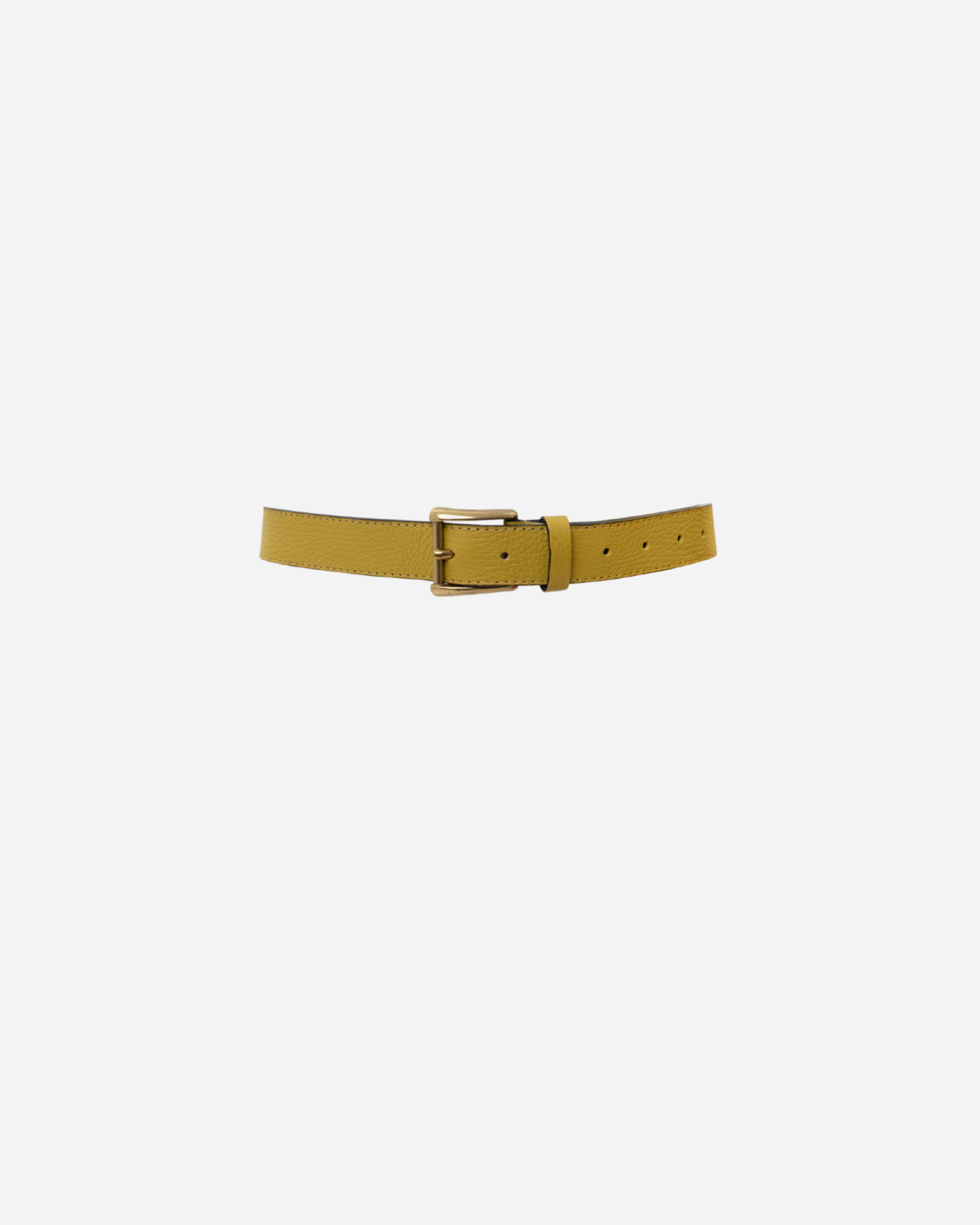 Picture of Lime Green Thin Leather Belt