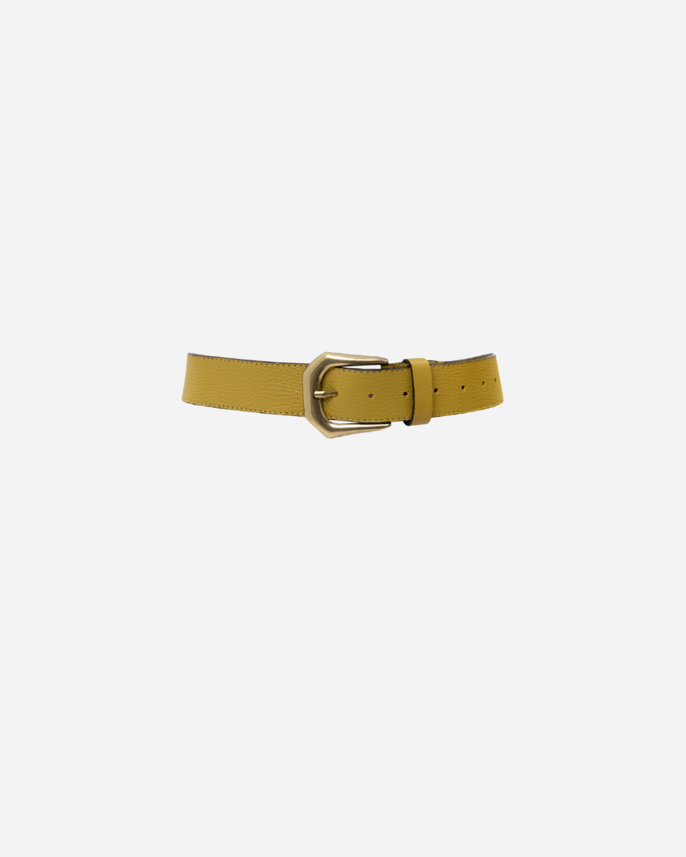 Picture of Lime Green Leather Belt