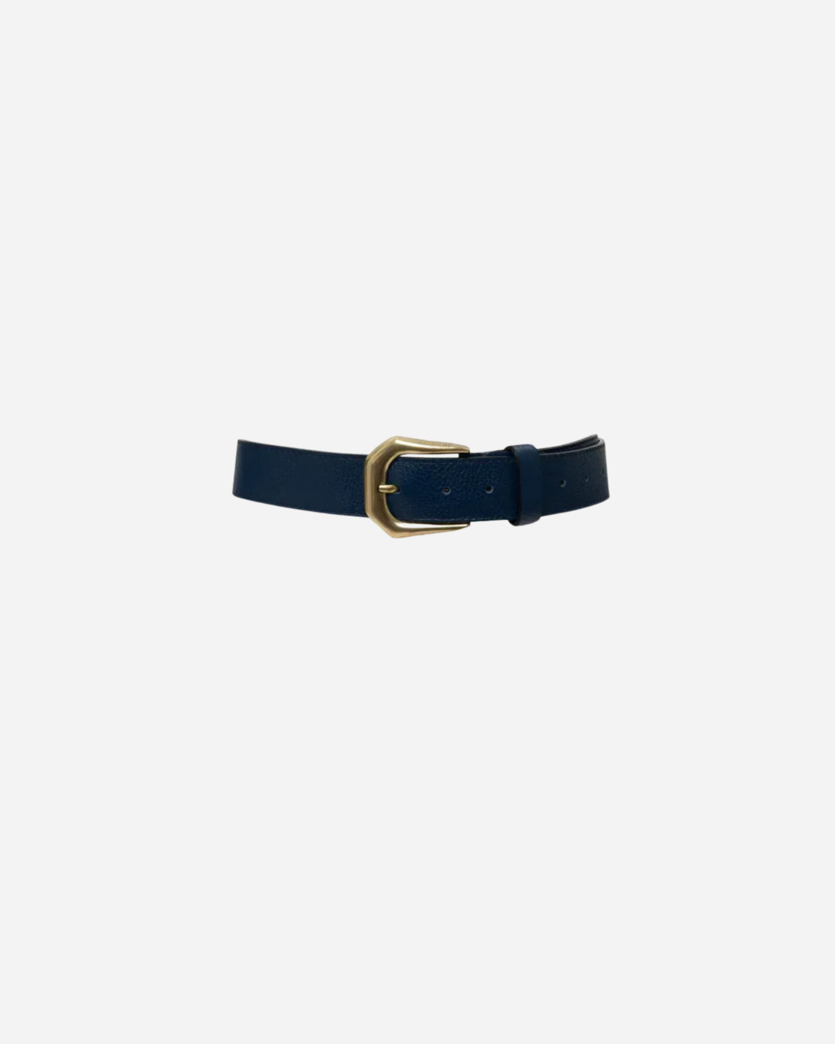 Picture of Dark Blue Leather Belt