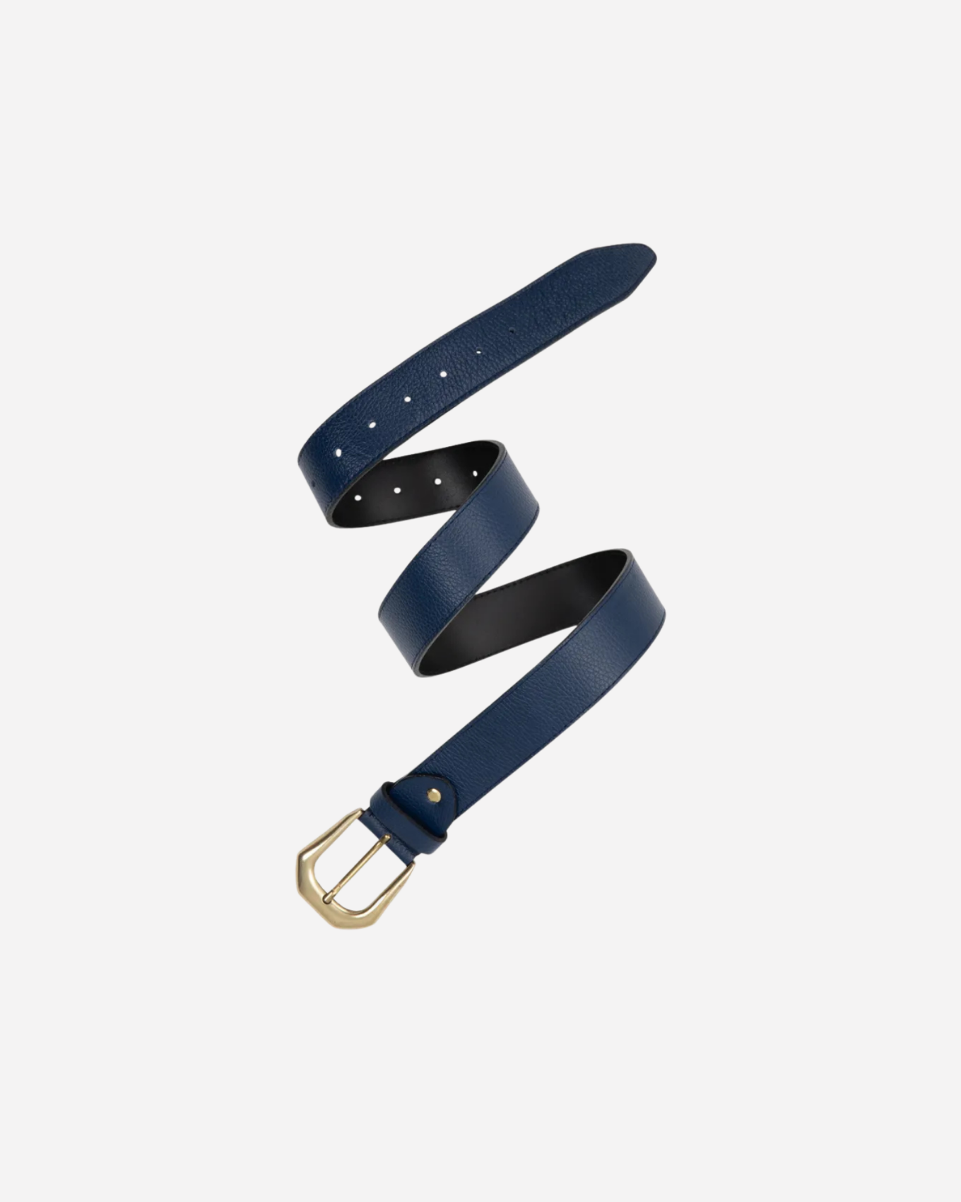 Picture of Dark Blue Leather Belt