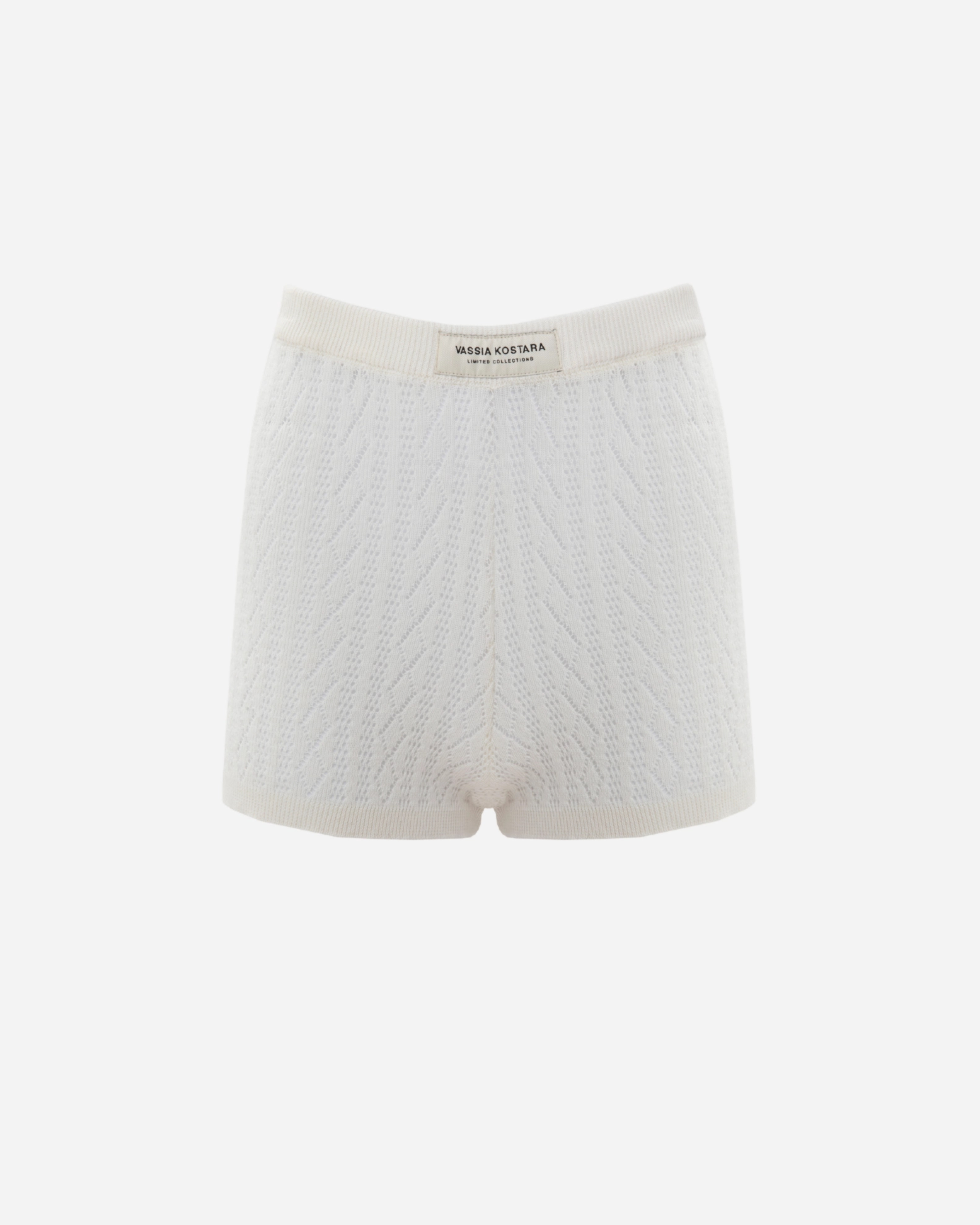 Picture of Ecru Knitted Shorts