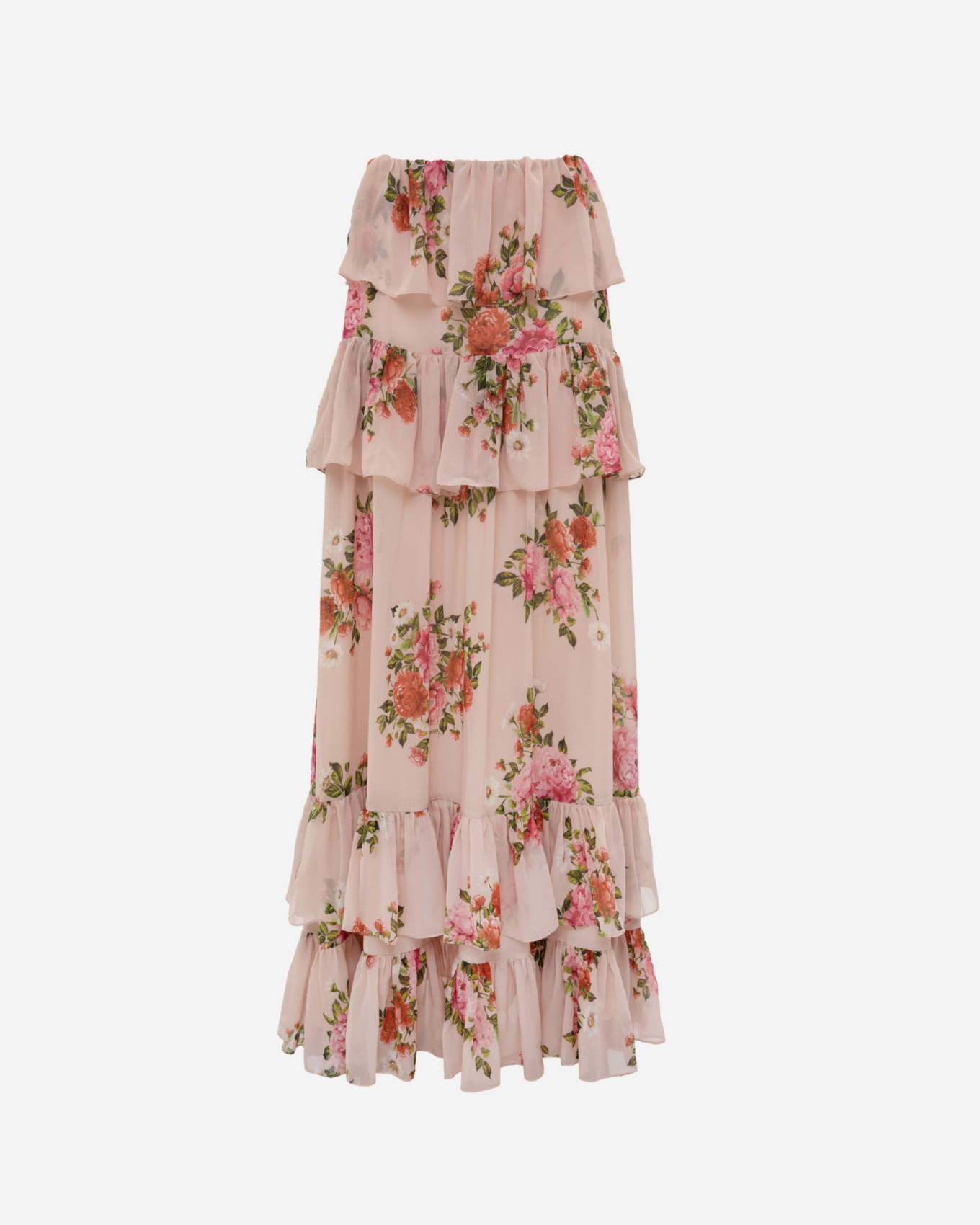 Picture of Pink Romance Ruffled Skirt