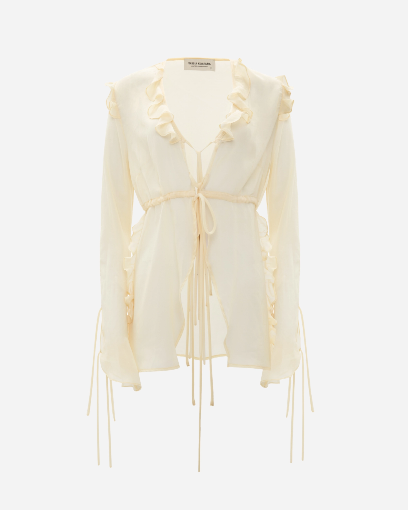 Picture of Chamomile Yellow Sheer Top