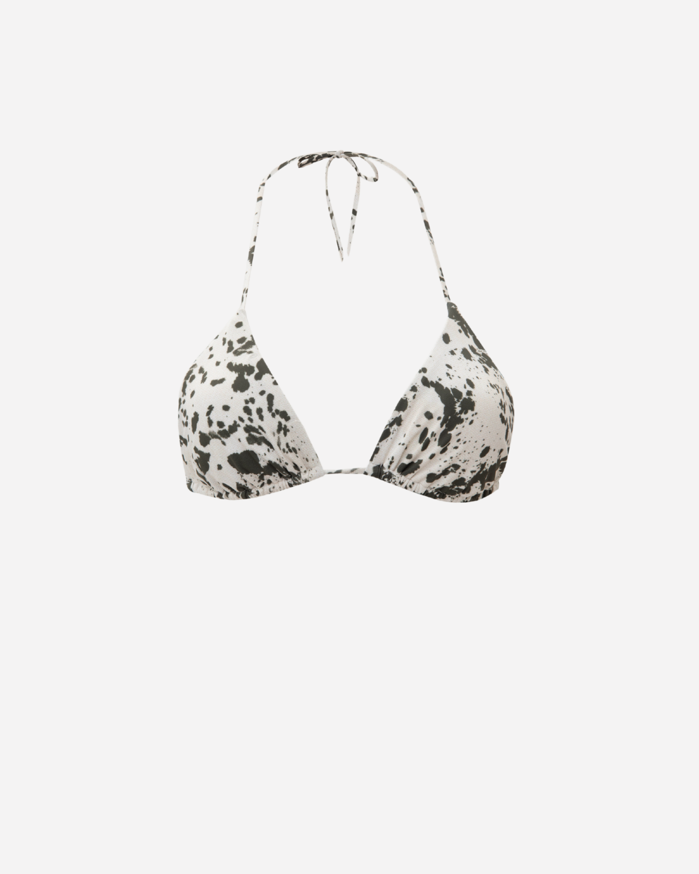 Picture of Animal Print Triangle Bikini Top
