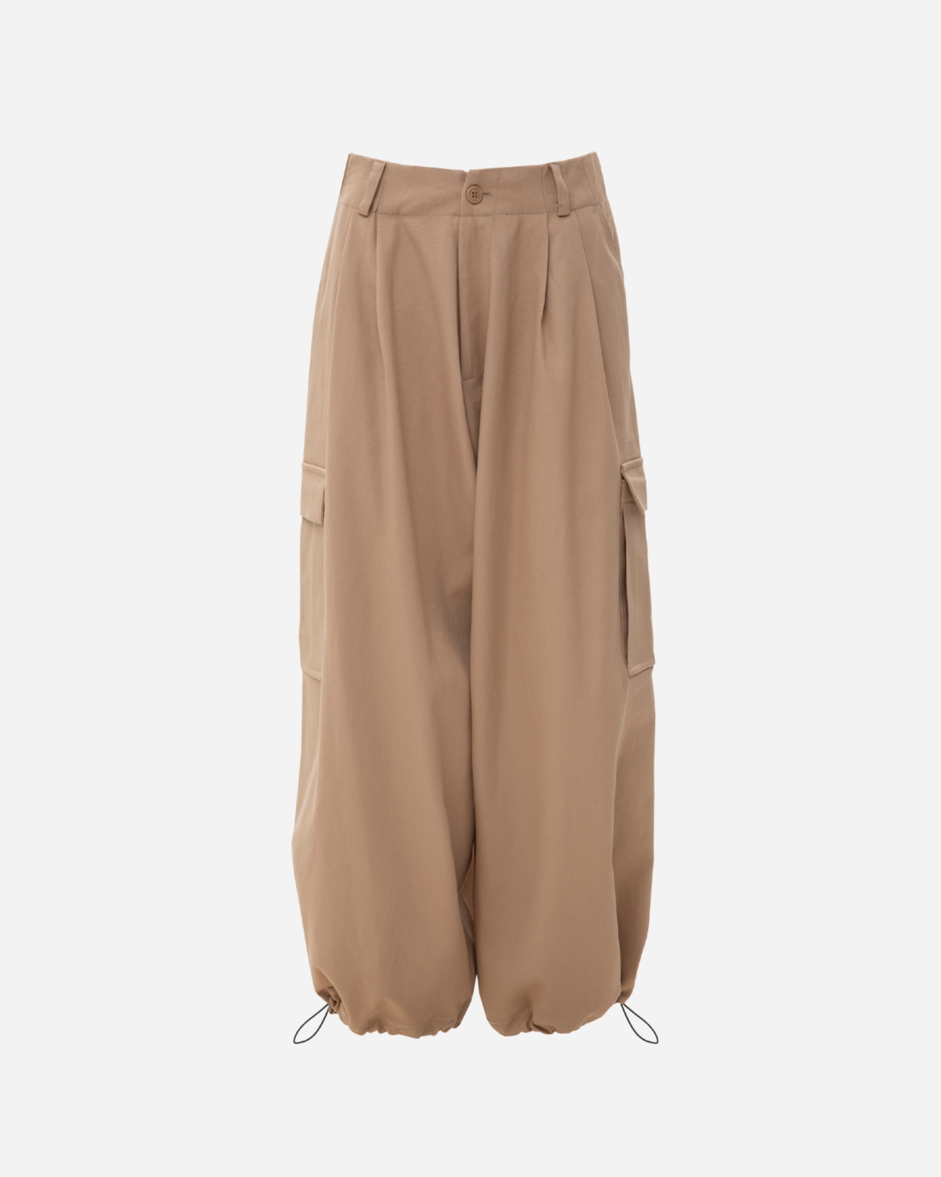 Picture of Beige Denim Cargo Pants
