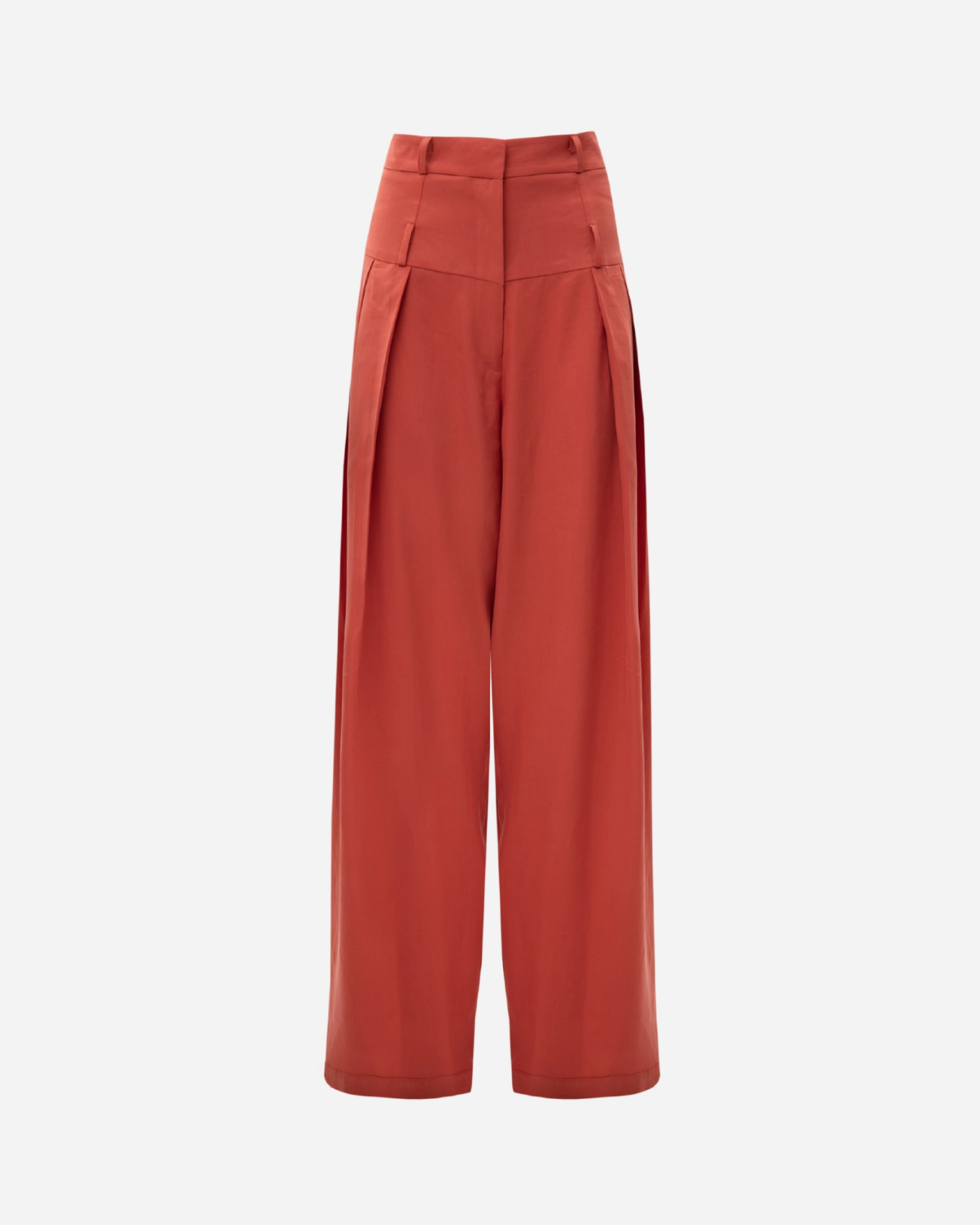 Picture of Sanguine Red Double-Belted Pants